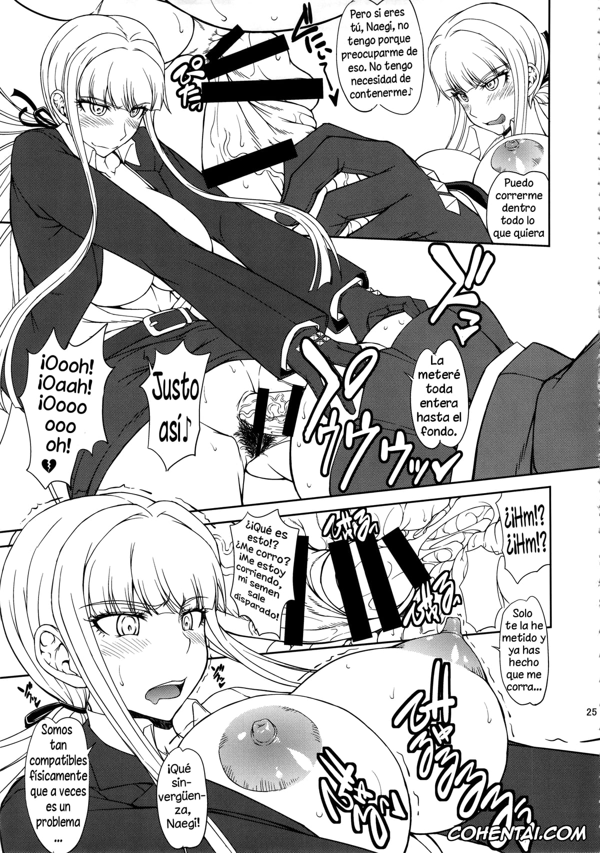 Danganronpa hentai, Kyouko Kirigiri hentai, Makoto Naegi hentai, Chougenkai Hatsujou Koudou EVERFREE (Danganronpa), pagina 24