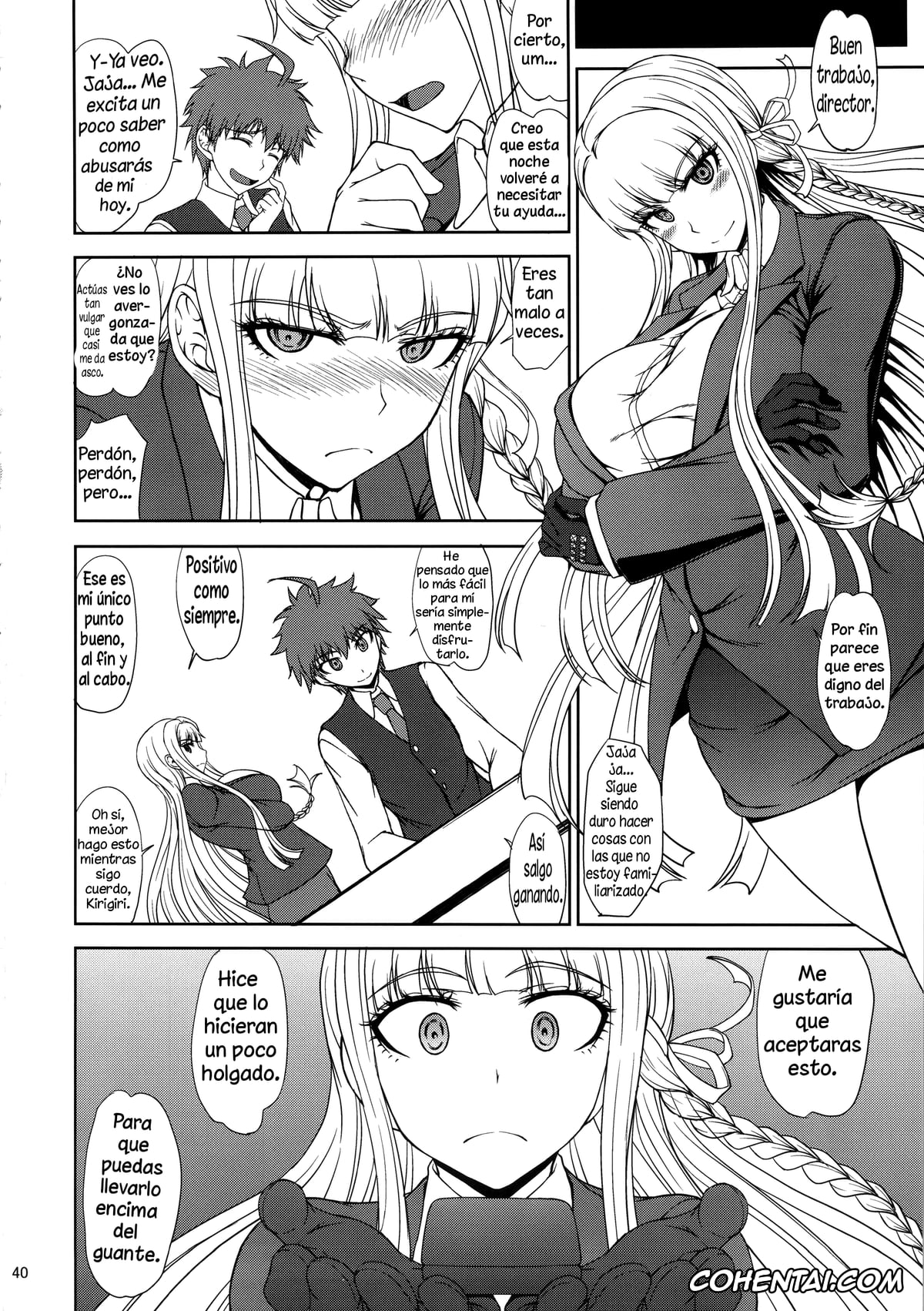 Danganronpa hentai, Kyouko Kirigiri hentai, Makoto Naegi hentai, Chougenkai Hatsujou Koudou EVERFREE (Danganronpa), pagina 39