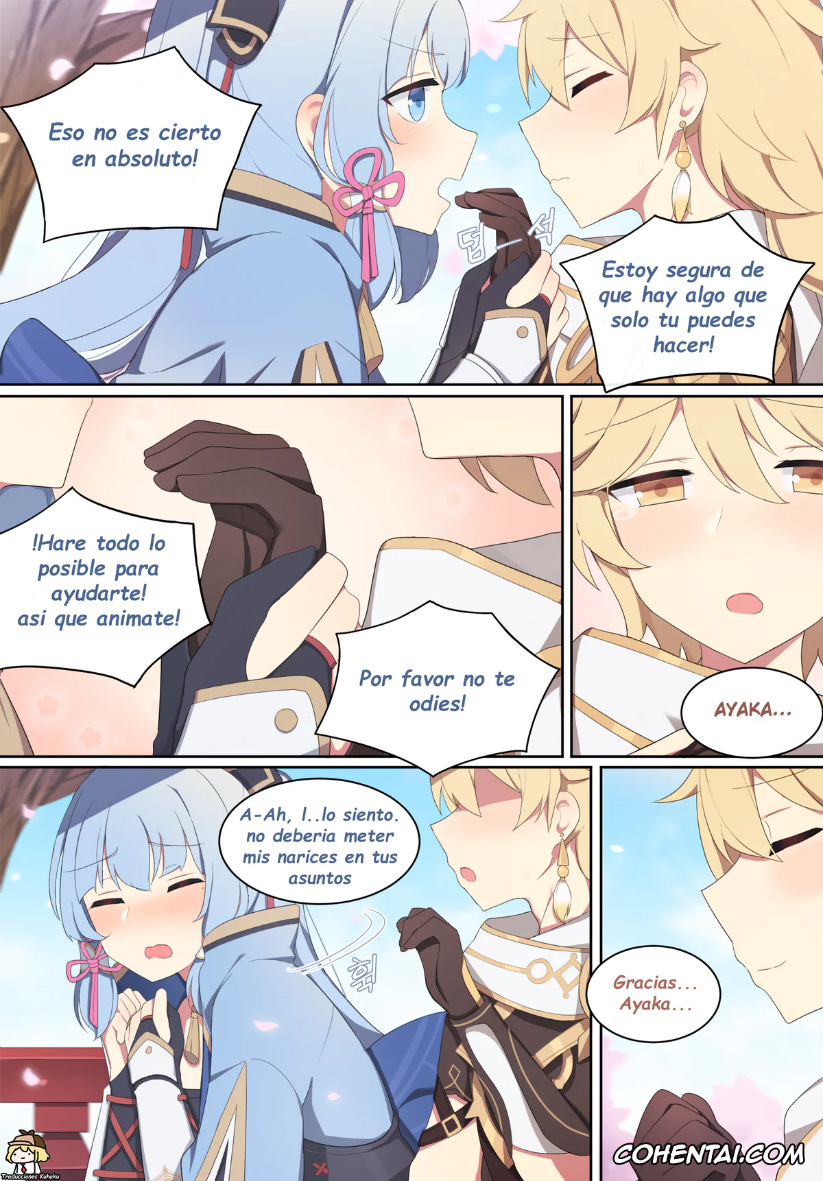 Genshin Impact hentai, Aether hentai, Ayaka Kamisato hentai, Ayaka (Genshin Impact), pagina 3