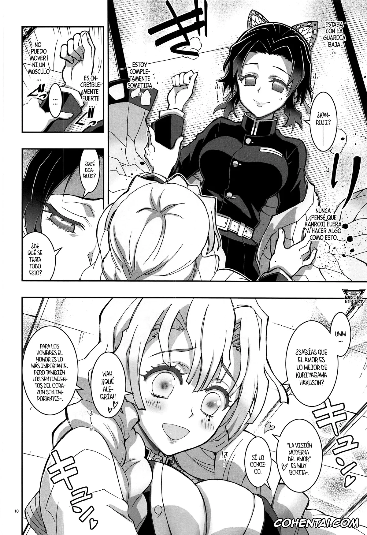 Kimetsu No Yaiba | Demon Slayer hentai, Mitsuri Kanroji hentai, Shinobu Kochou hentai, Mushi x Koi LOVERS (Kimetsu no Yaiba), pagina 9