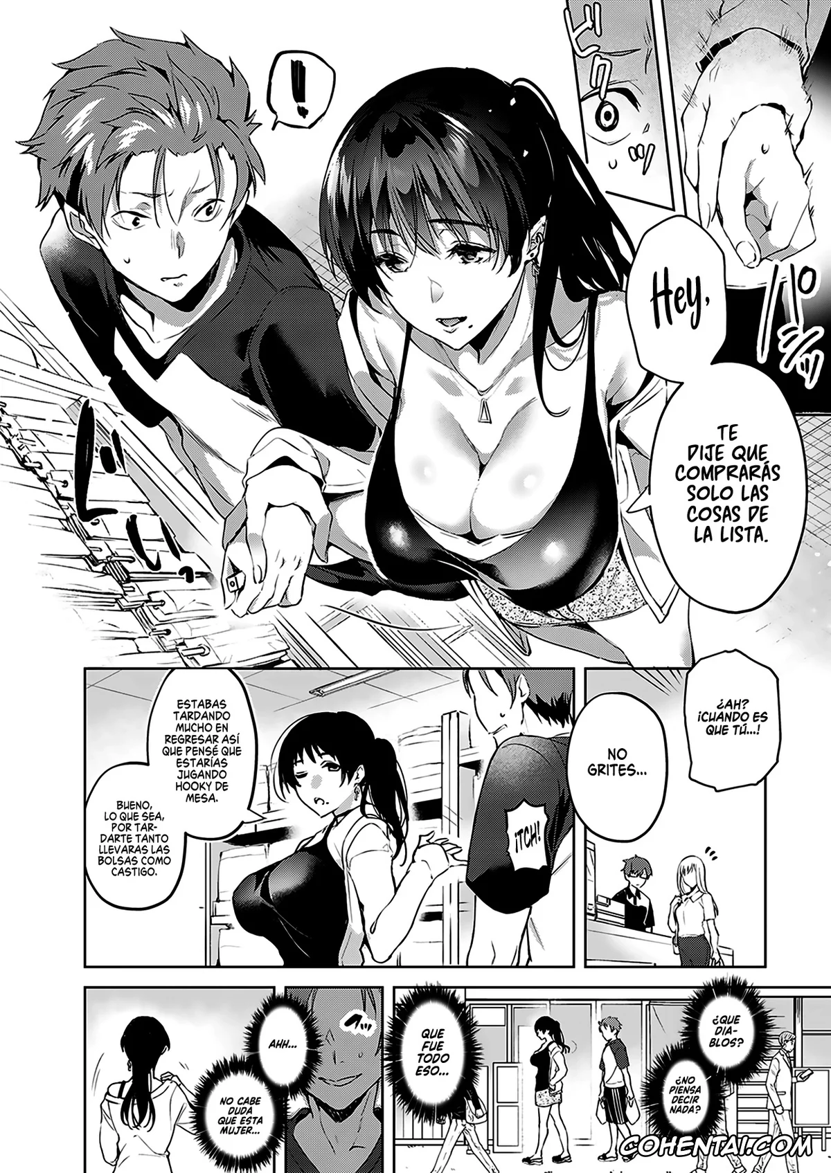 Revistas hentai, COMIC ExE hentai, How to get in a good mood (COMIC ExE 28), pagina 6