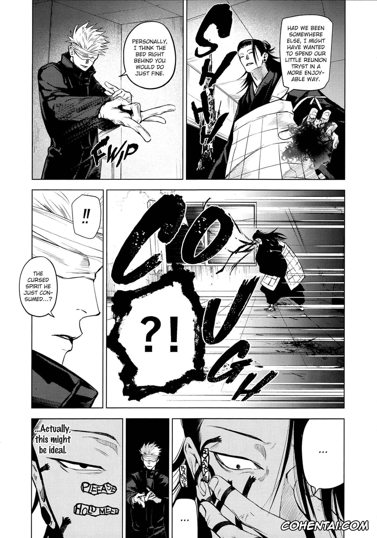 Jujutsu Kaisen porno, Satoru Gojo porno, Suguru Geto porno, Kura no Ryuukeichi (Jujutsu Kaisen), pagina 5
