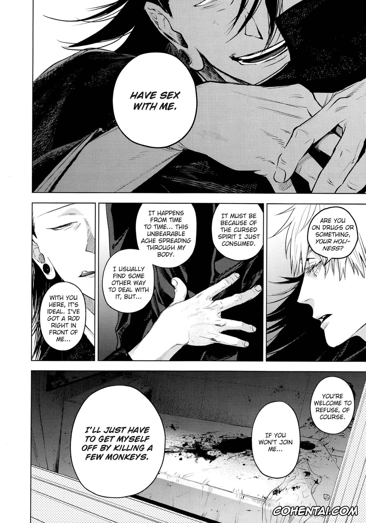 Jujutsu Kaisen hentai, Satoru Gojo hentai, Suguru Geto hentai, Kura no Ryuukeichi (Jujutsu Kaisen), pagina 36