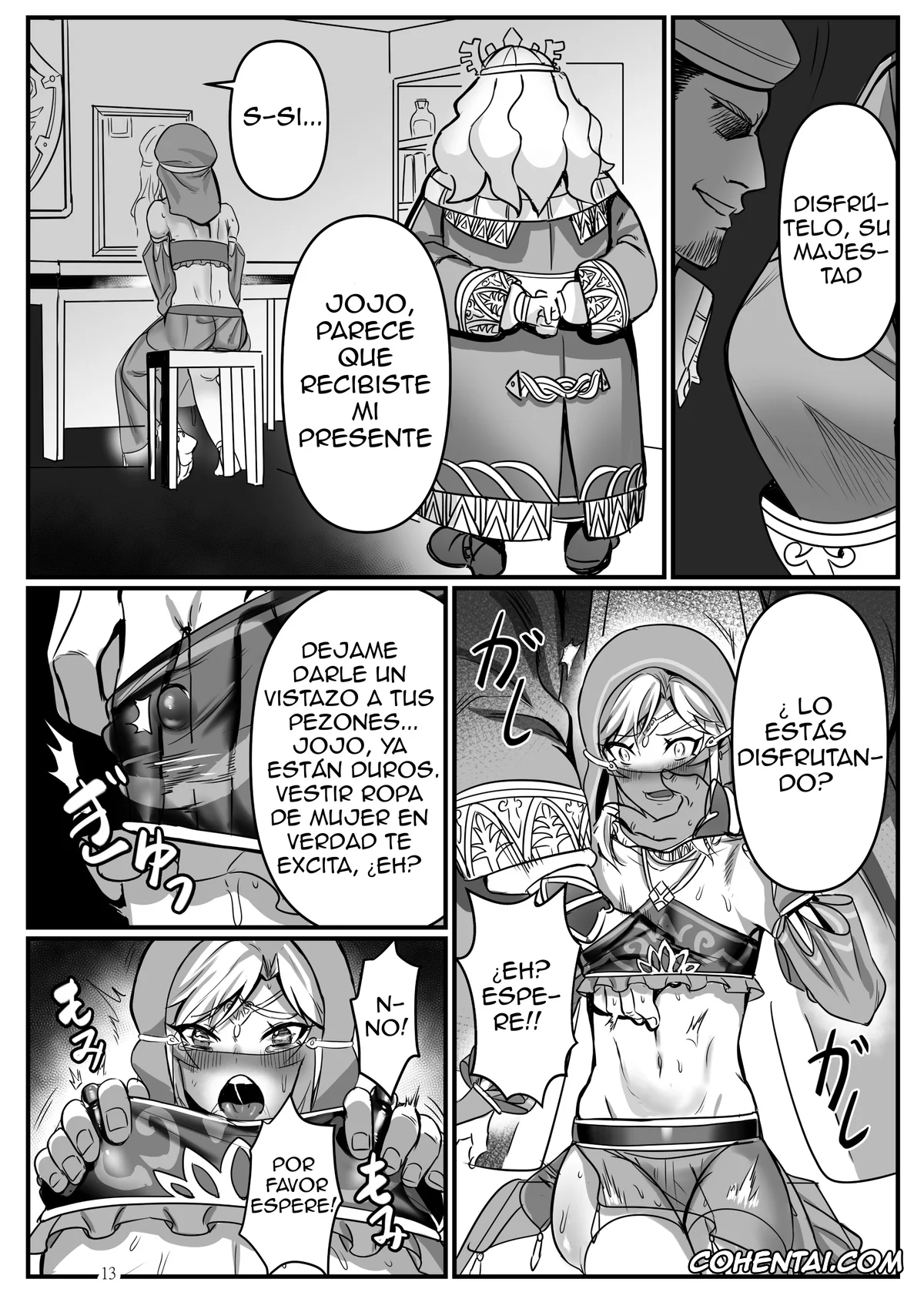 The Legend Of Zelda porno, Link porno, Odoriko no Nie Yuusha -Kamen Butoukai Hen- (The Legend of Zelda), pagina 11