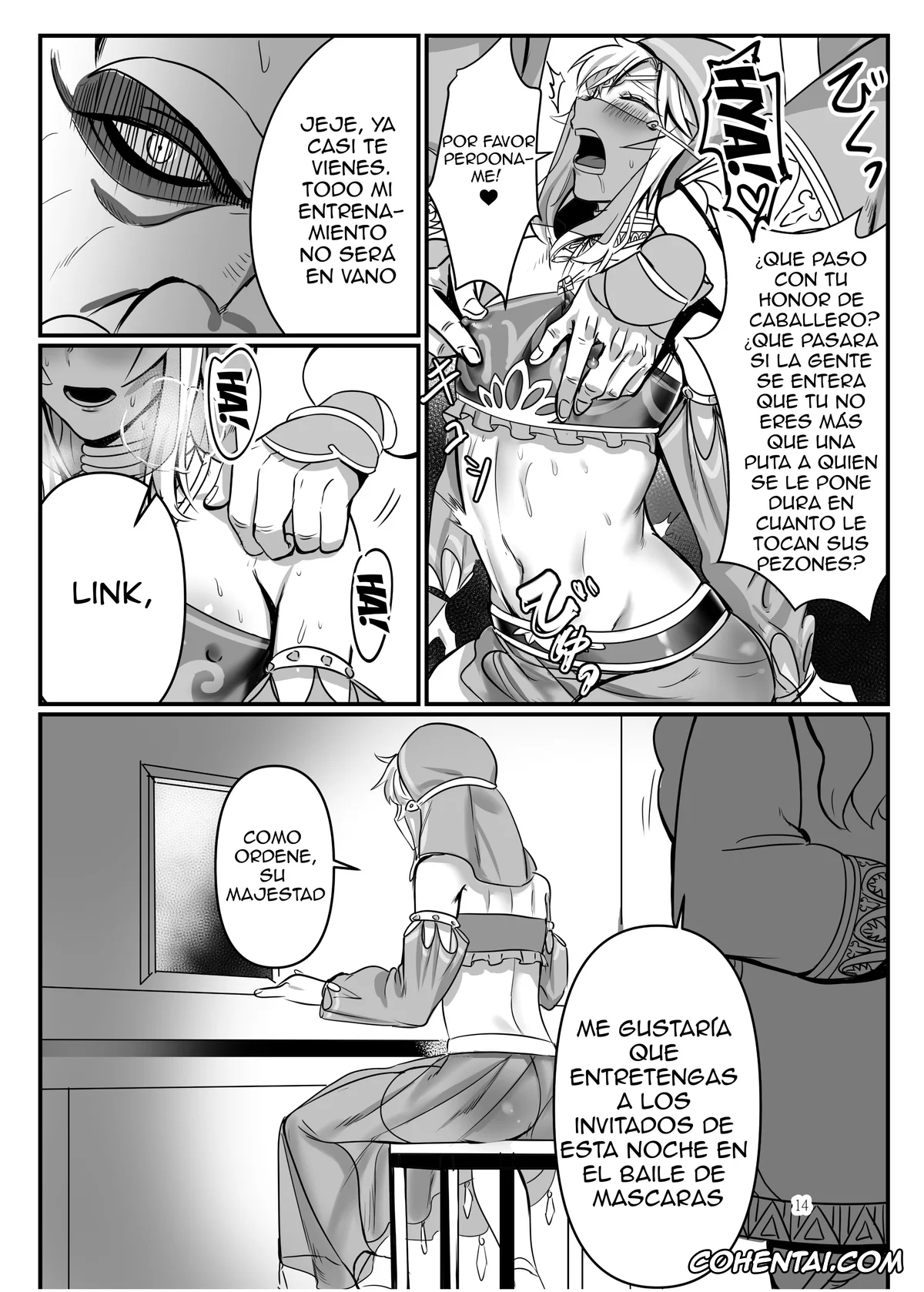 The Legend Of Zelda hentai, Link hentai, Odoriko no Nie Yuusha -Kamen Butoukai Hen- (The Legend of Zelda), pagina 12