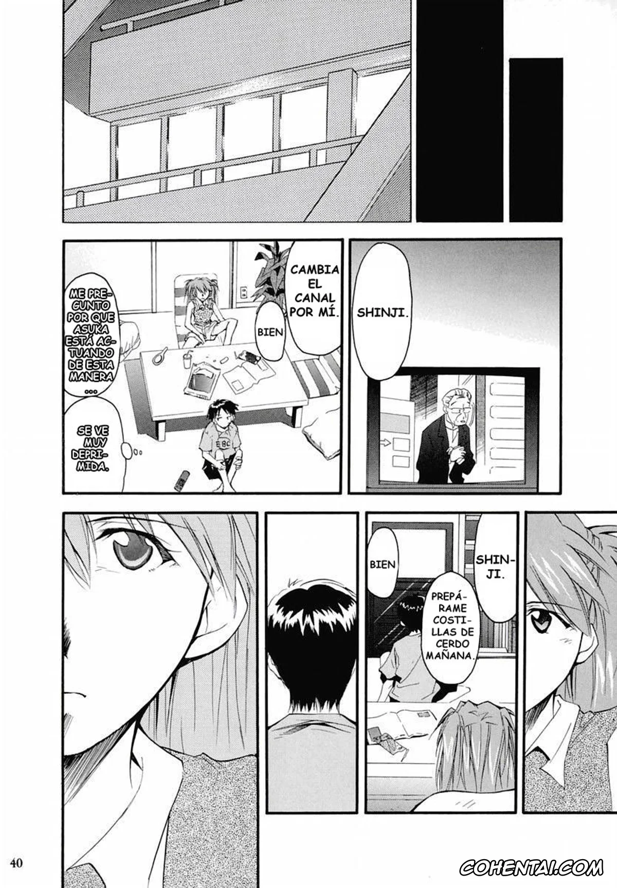 Neon Genesis Evangelion hentai, Asuka Langley Soryu hentai, Shinji Ikari hentai, RE-TAKE 2 (Neon Genesis Evangelion), pagina 39