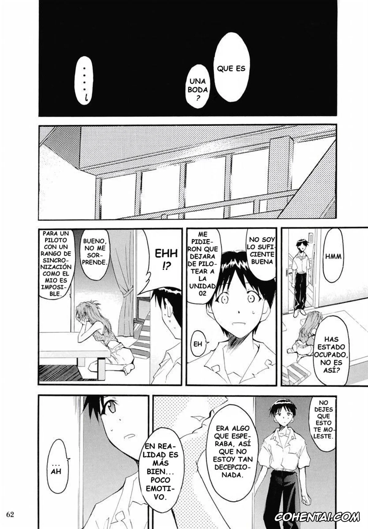 Neon Genesis Evangelion xxx, Asuka Langley Soryu xxx, Shinji Ikari xxx, RE-TAKE 2 (Neon Genesis Evangelion), pagina 61