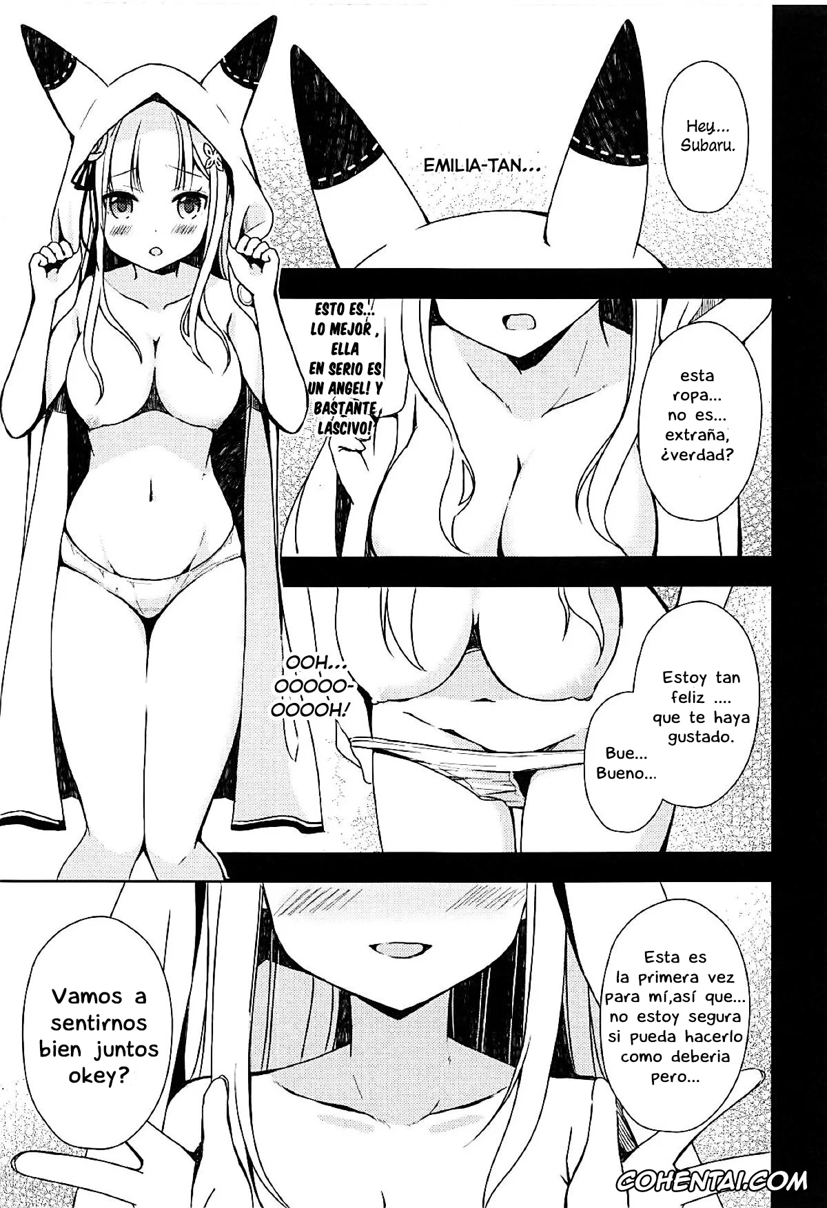 Re:Zero kara Hajimeru Isekai Seikatsu xxx, Rem xxx, Subaru Natsuki xxx, Rem-nyan to Nyannyan Suru? (Re:Zero kara Hajimeru Isekai Seikatsu), pagina 4