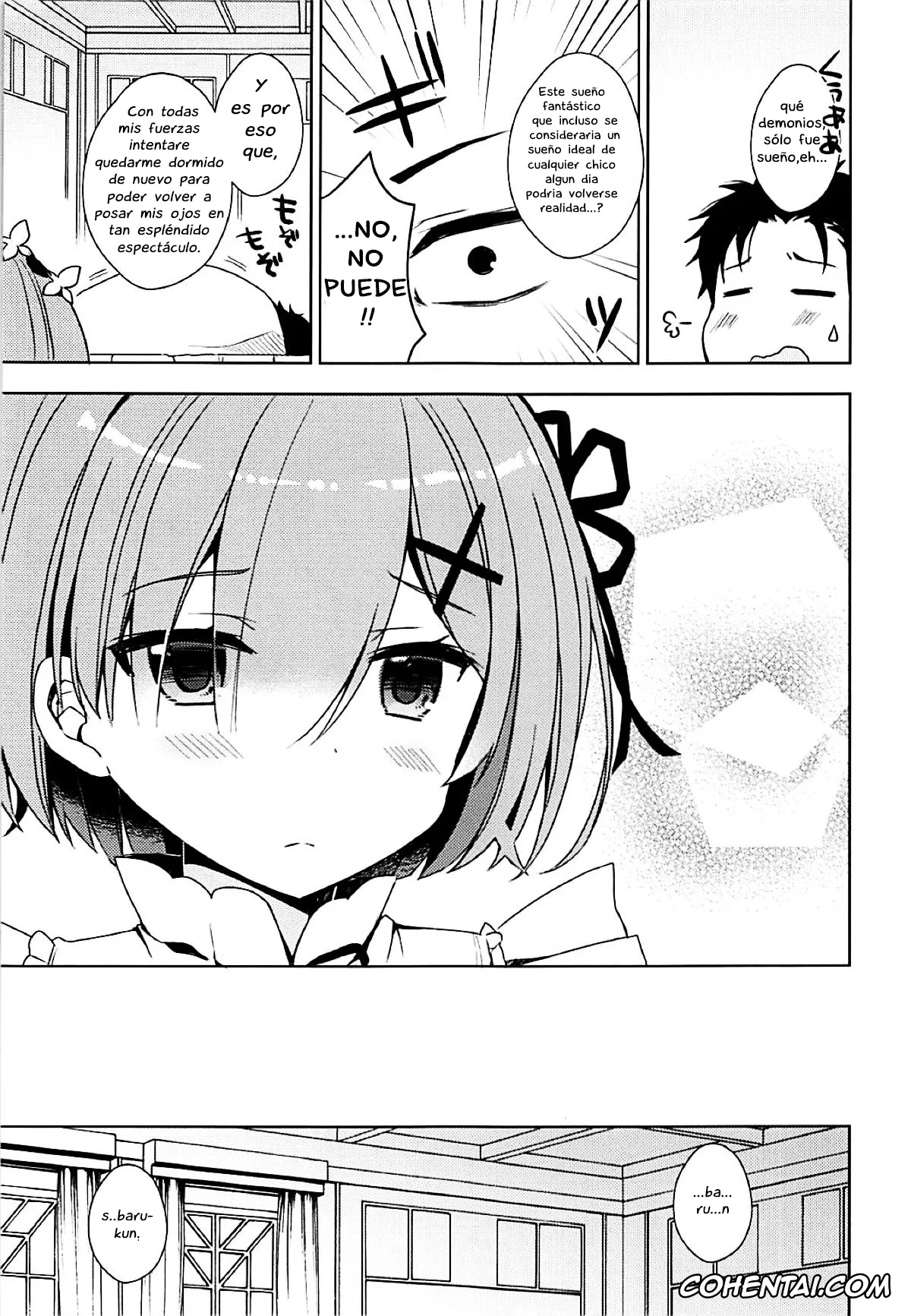 Re:Zero kara Hajimeru Isekai Seikatsu hentai, Rem hentai, Subaru Natsuki hentai, Rem-nyan to Nyannyan Suru? (Re:Zero kara Hajimeru Isekai Seikatsu), pagina 6