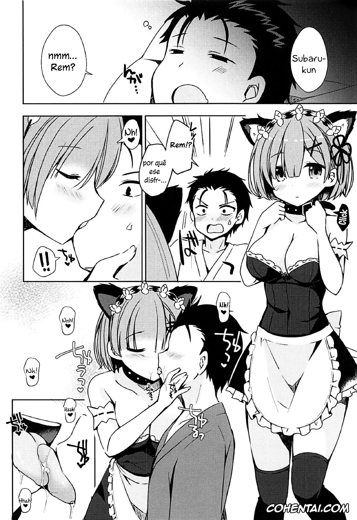 Re:Zero kara Hajimeru Isekai Seikatsu xxx, Rem xxx, Subaru Natsuki xxx, Rem-nyan to Nyannyan Suru? (Re:Zero kara Hajimeru Isekai Seikatsu), pagina 7