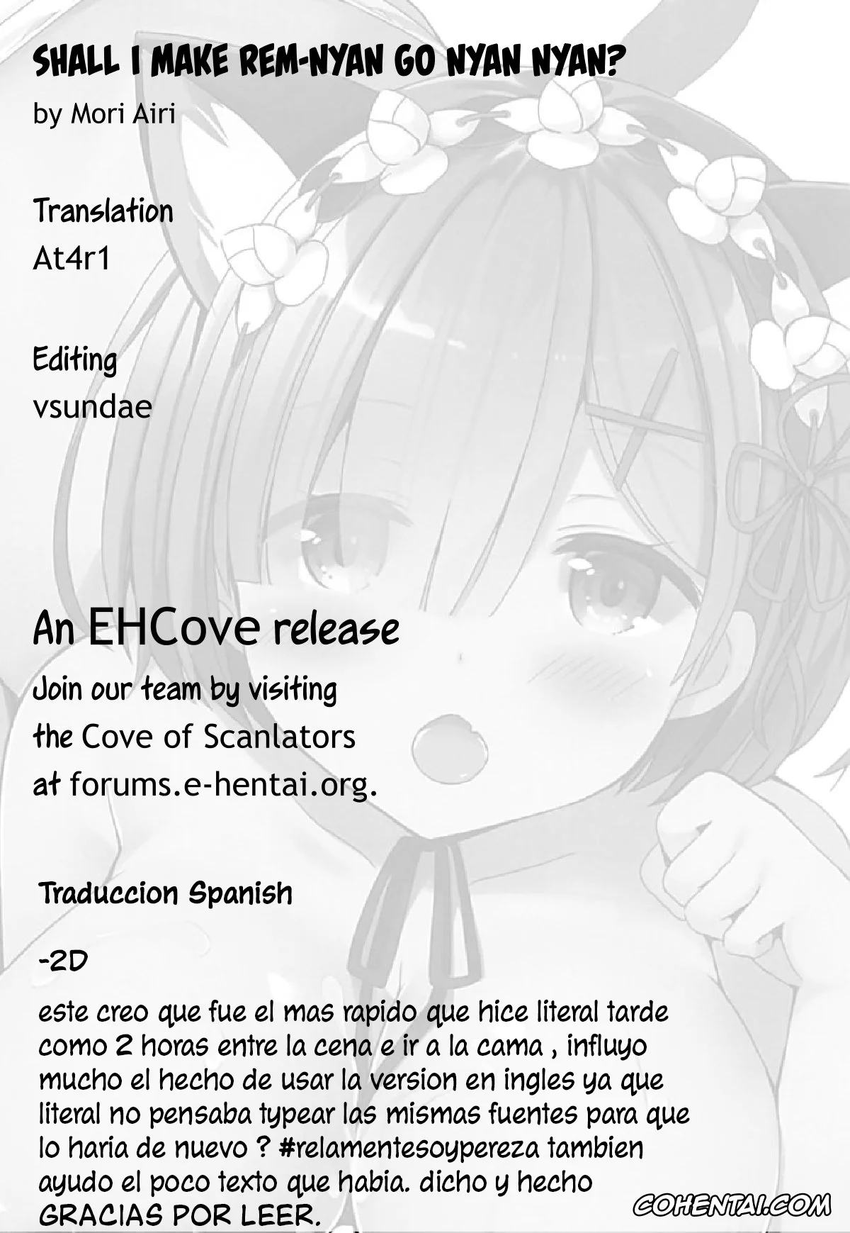 Re:Zero kara Hajimeru Isekai Seikatsu porno, Rem porno, Subaru Natsuki porno, Rem-nyan to Nyannyan Suru? (Re:Zero kara Hajimeru Isekai Seikatsu), pagina 23