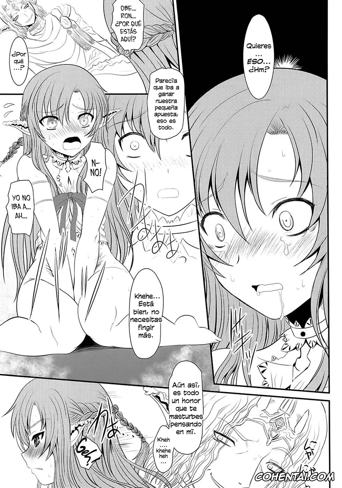 Sword Art Online xxx, Asuna Yuuki xxx, Oberon xxx, Slave Asuna On-Demand #001 (Sword Art Online), pagina 16