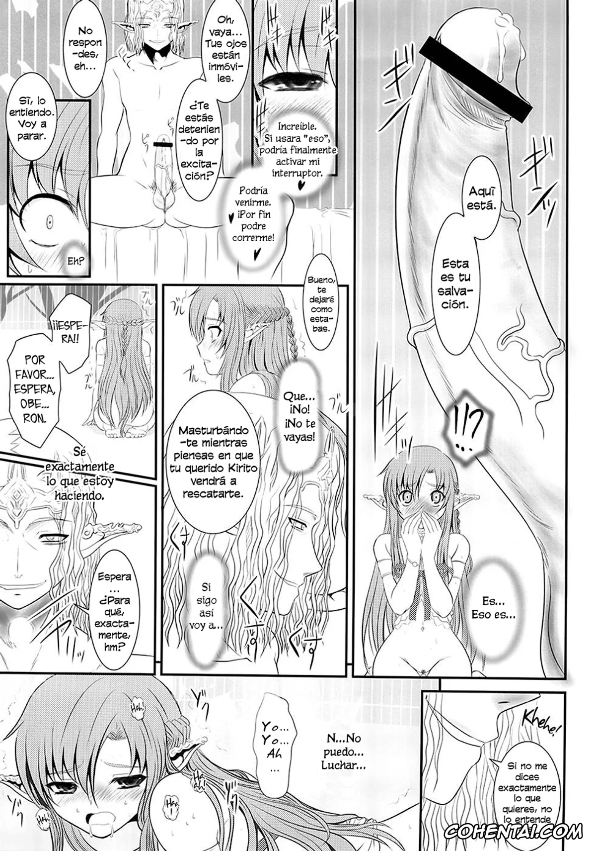 Sword Art Online hentai, Asuna Yuuki hentai, Oberon hentai, Slave Asuna On-Demand #001 (Sword Art Online), pagina 18