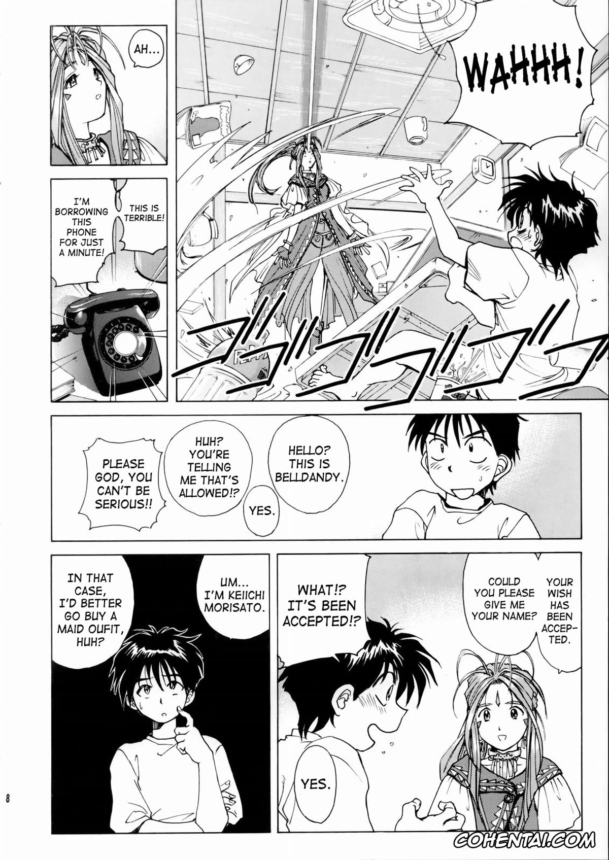 Ah My Goddess | Aa Megami-sama hentai, Onegai Twins | Please Twins hentai, Belldandy hentai, Keiichi Morisato hentai, Megami-sama Ryoujoku (Ah! My Goddess, Onegai Twins), pagina 9