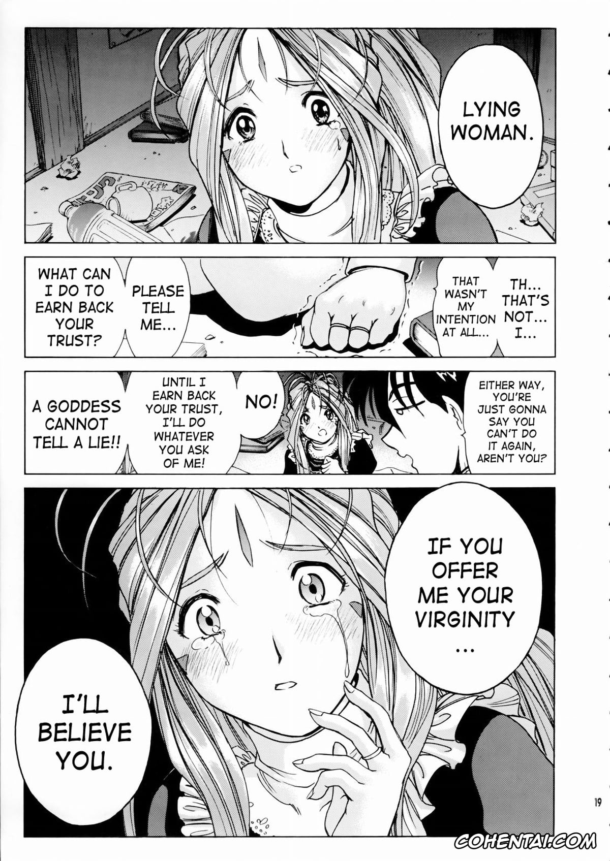 Ah My Goddess | Aa Megami-sama porno, Onegai Twins | Please Twins porno, Belldandy porno, Keiichi Morisato porno, Megami-sama Ryoujoku (Ah! My Goddess, Onegai Twins), pagina 20