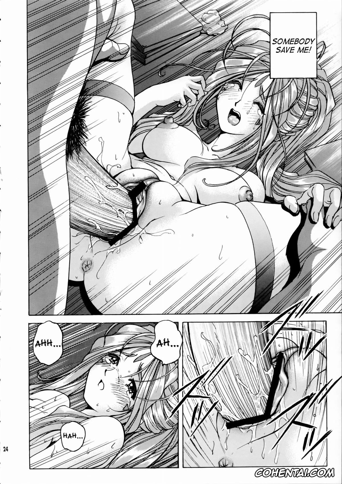 Ah My Goddess | Aa Megami-sama xxx, Onegai Twins | Please Twins xxx, Belldandy xxx, Keiichi Morisato xxx, Megami-sama Ryoujoku (Ah! My Goddess, Onegai Twins), pagina 25