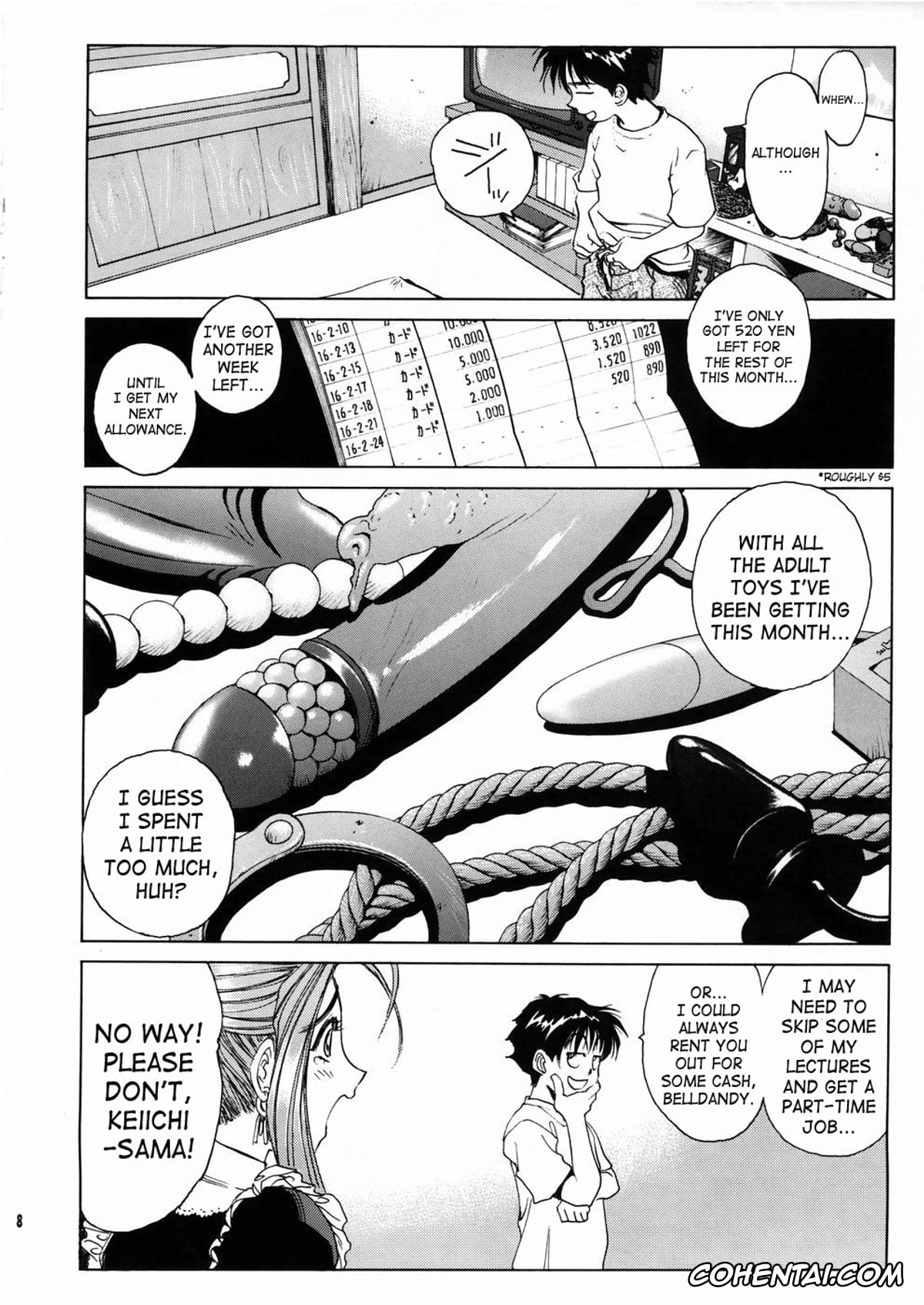 Ah My Goddess | Aa Megami-sama hentai, Belldandy hentai, Keiichi Morisato hentai, Megumi Morisato hentai, Megami-sama Ryoujoku 2 (Ah! My Goddess), pagina 9