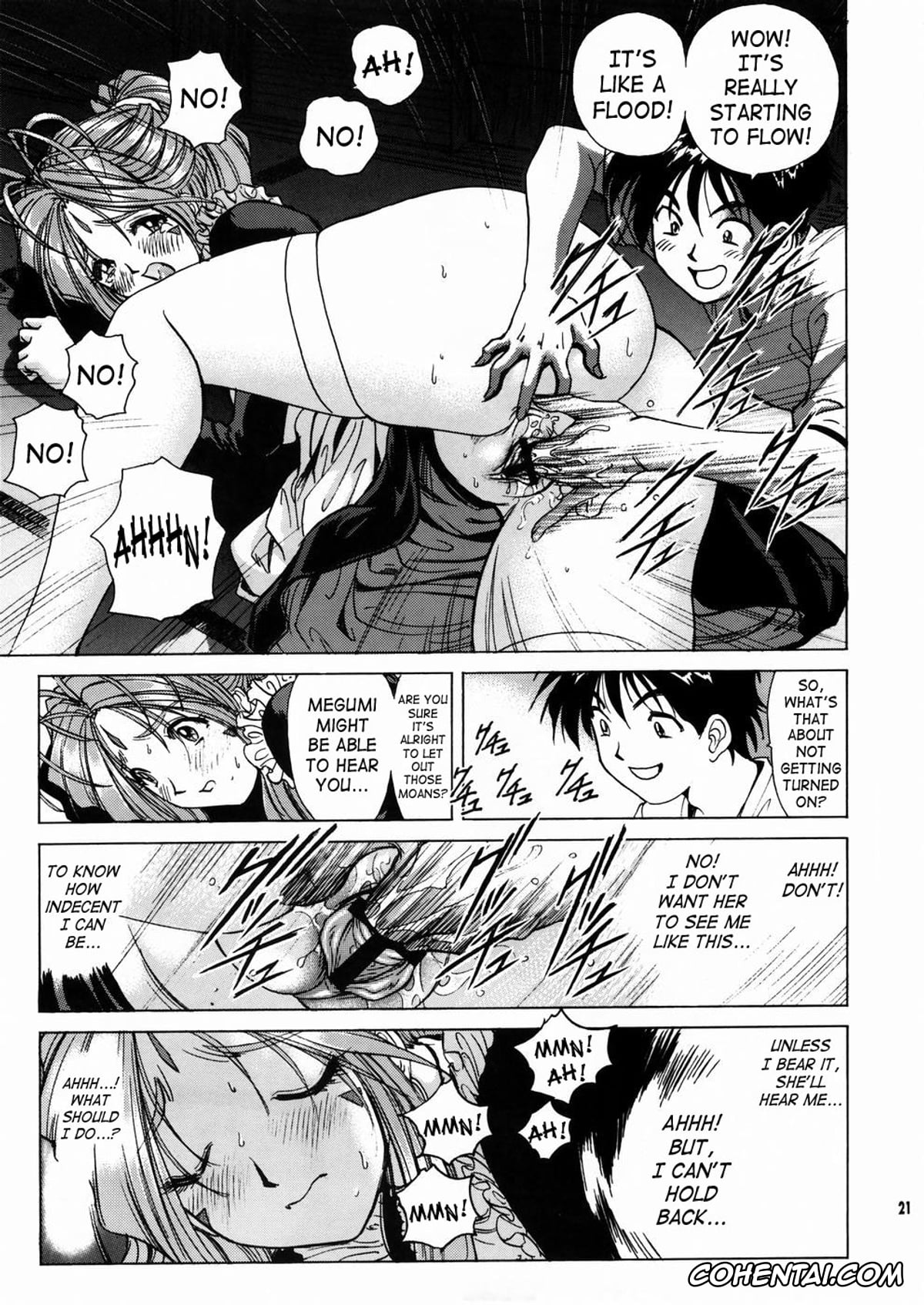 Ah My Goddess | Aa Megami-sama xxx, Belldandy xxx, Keiichi Morisato xxx, Megumi Morisato xxx, Megami-sama Ryoujoku 2 (Ah! My Goddess), pagina 22