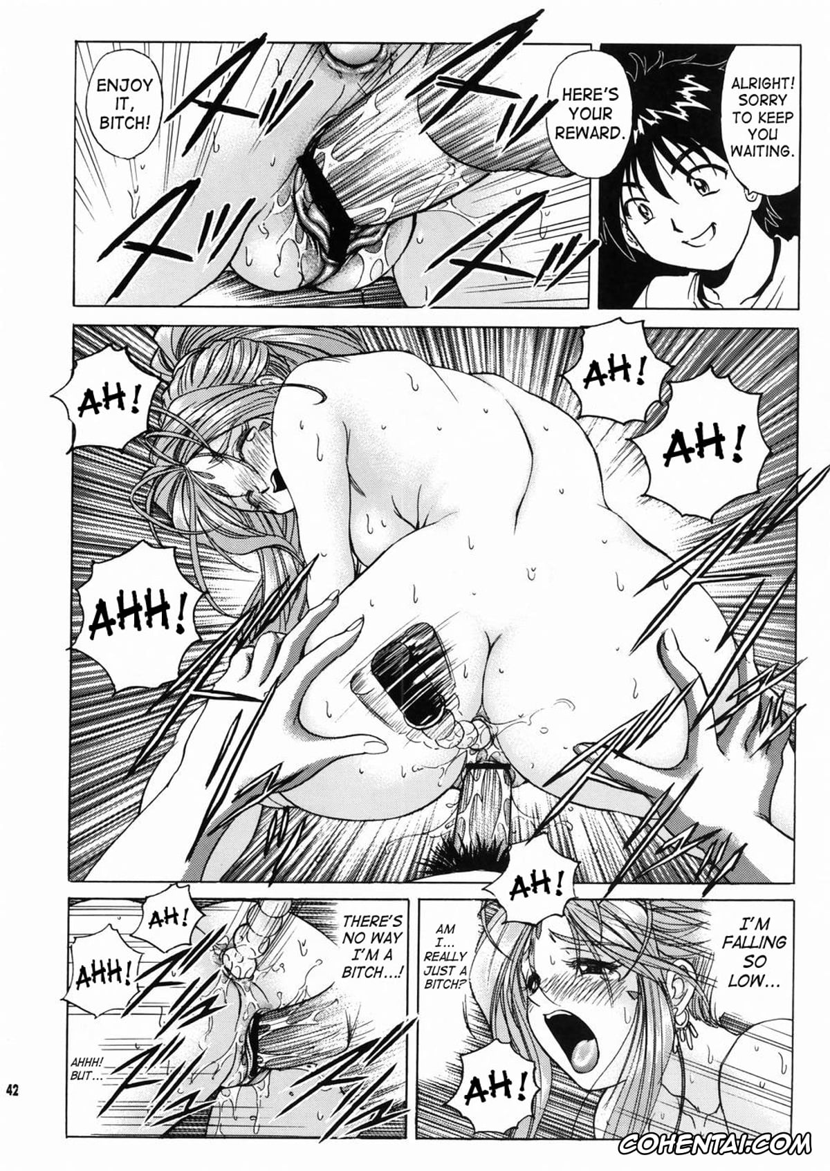 Ah My Goddess | Aa Megami-sama hentai, Belldandy hentai, Keiichi Morisato hentai, Megumi Morisato hentai, Megami-sama Ryoujoku 2 (Ah! My Goddess), pagina 42