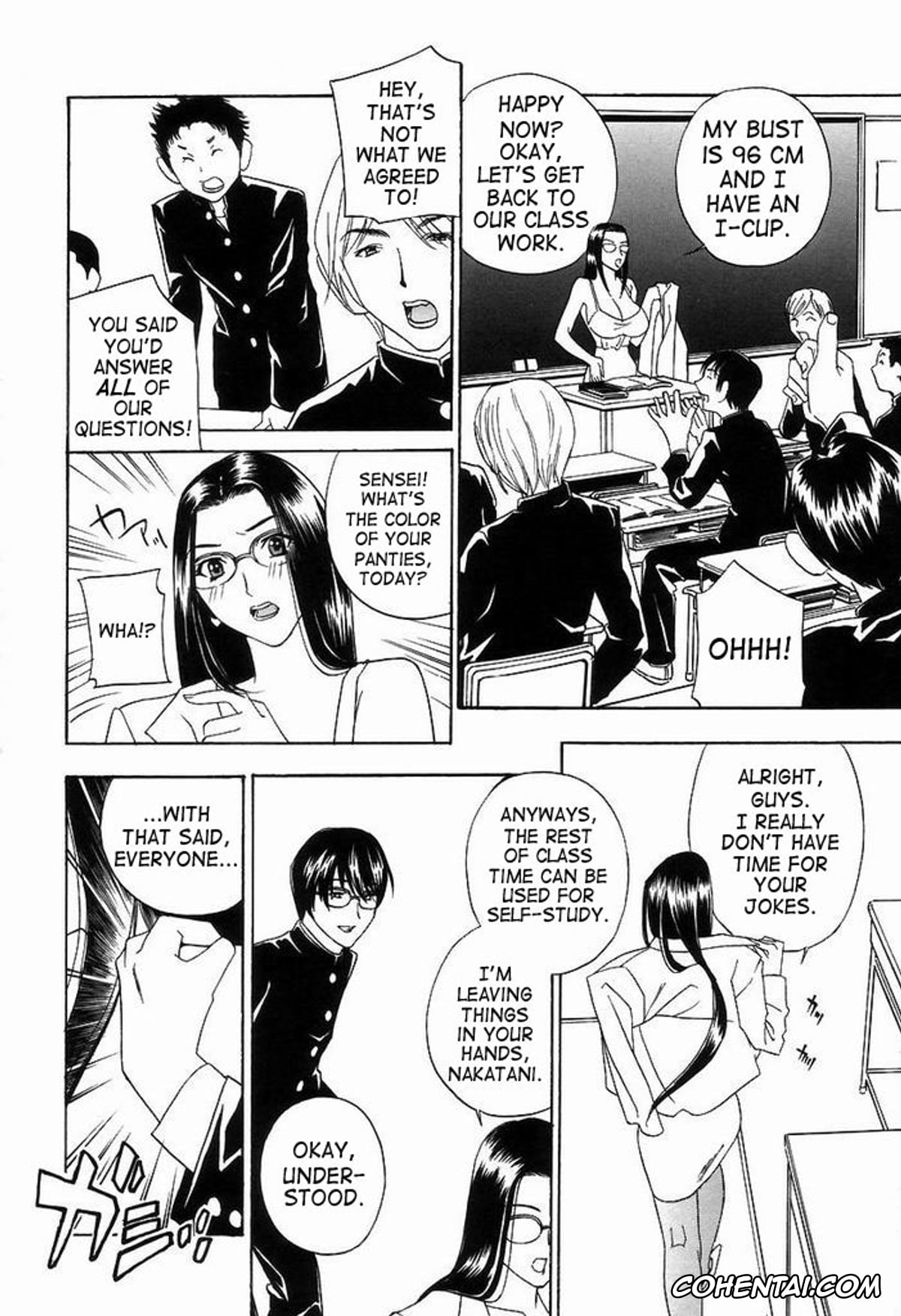 Original hentai, Kinuko no Jugyou (Pussy Box), pagina 6
