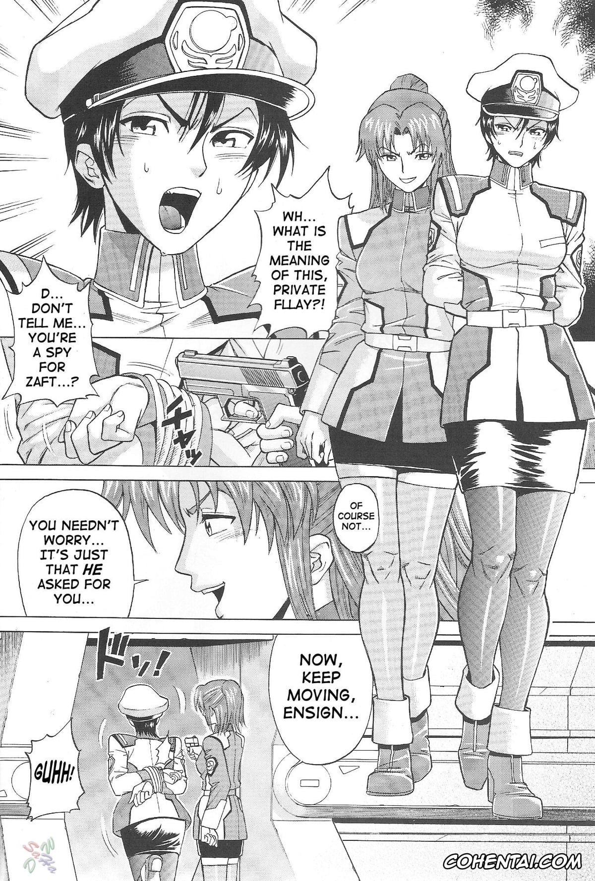 Gundam Seed xxx, Flay Allster xxx, Kira Yamato xxx, Murrue Ramius xxx, Natarle Badgiruel xxx, Burst!! Vol. 1 (Mobile Suit Gundam SEED), pagina 7