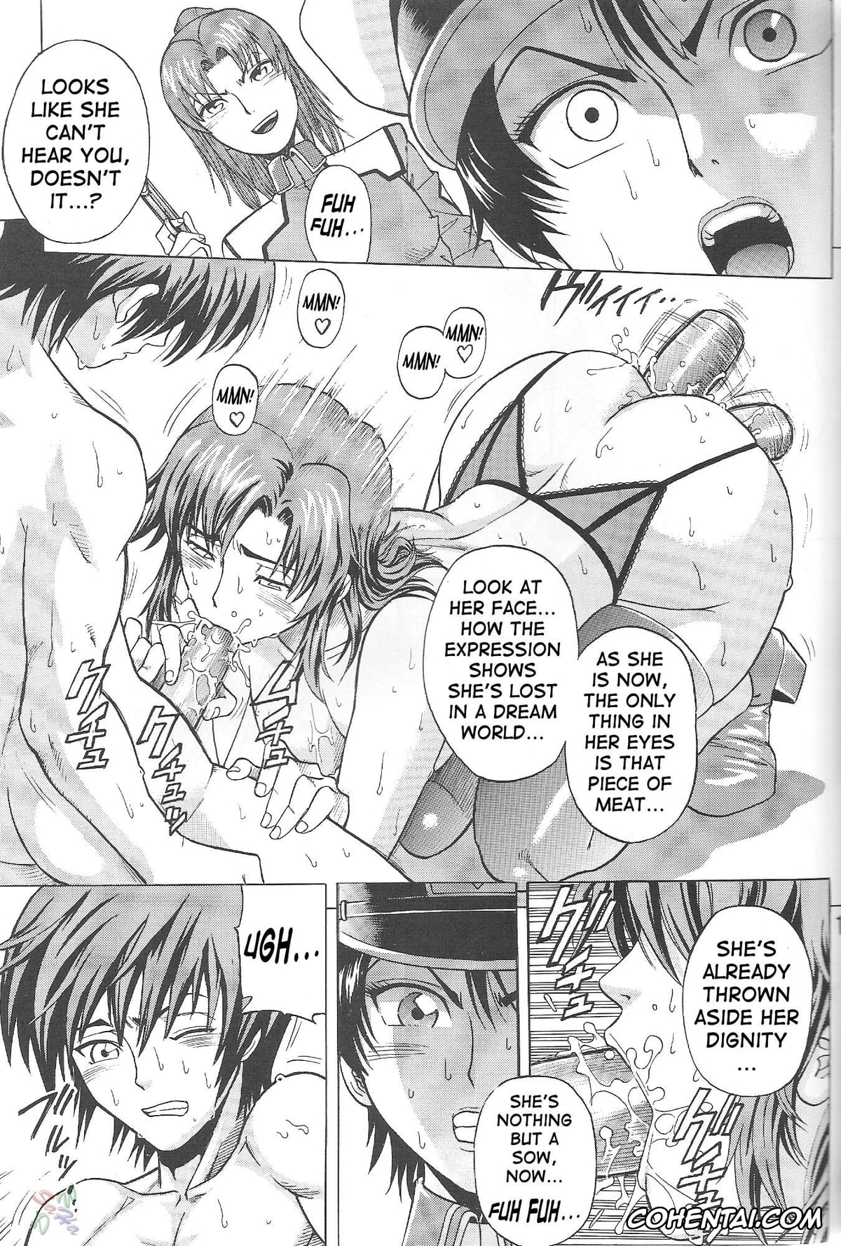 Gundam Seed xxx, Flay Allster xxx, Kira Yamato xxx, Murrue Ramius xxx, Natarle Badgiruel xxx, Burst!! Vol. 1 (Mobile Suit Gundam SEED), pagina 10