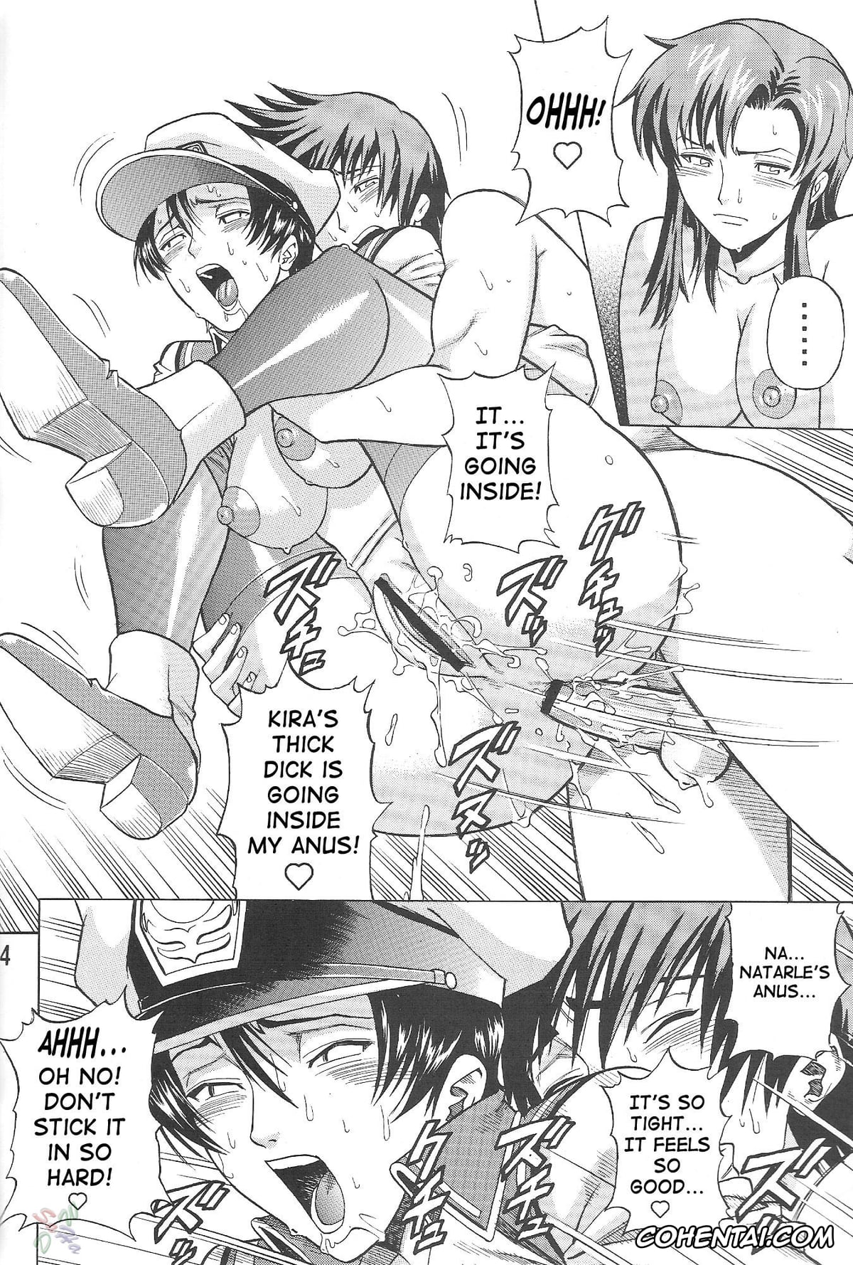 Gundam Seed xxx, Flay Allster xxx, Kira Yamato xxx, Murrue Ramius xxx, Natarle Badgiruel xxx, Burst!! Vol. 1 (Mobile Suit Gundam SEED), pagina 22