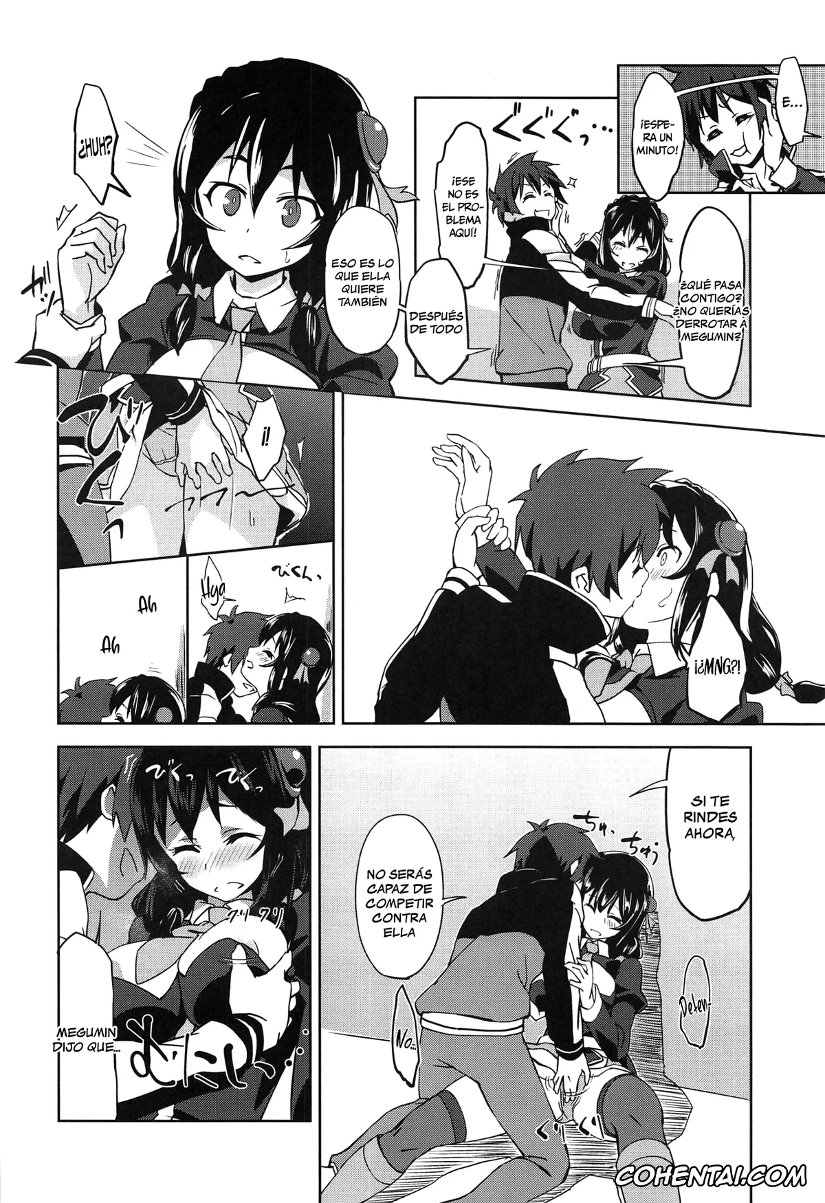 Kono Subarashii Sekai ni Syukufuku o! hentai, Kazuma Satou hentai, Yunyun hentai, Hitori Ecchi ni Rival o! (Kono Subarashii Sekai ni Syukufuku o!), pagina 3