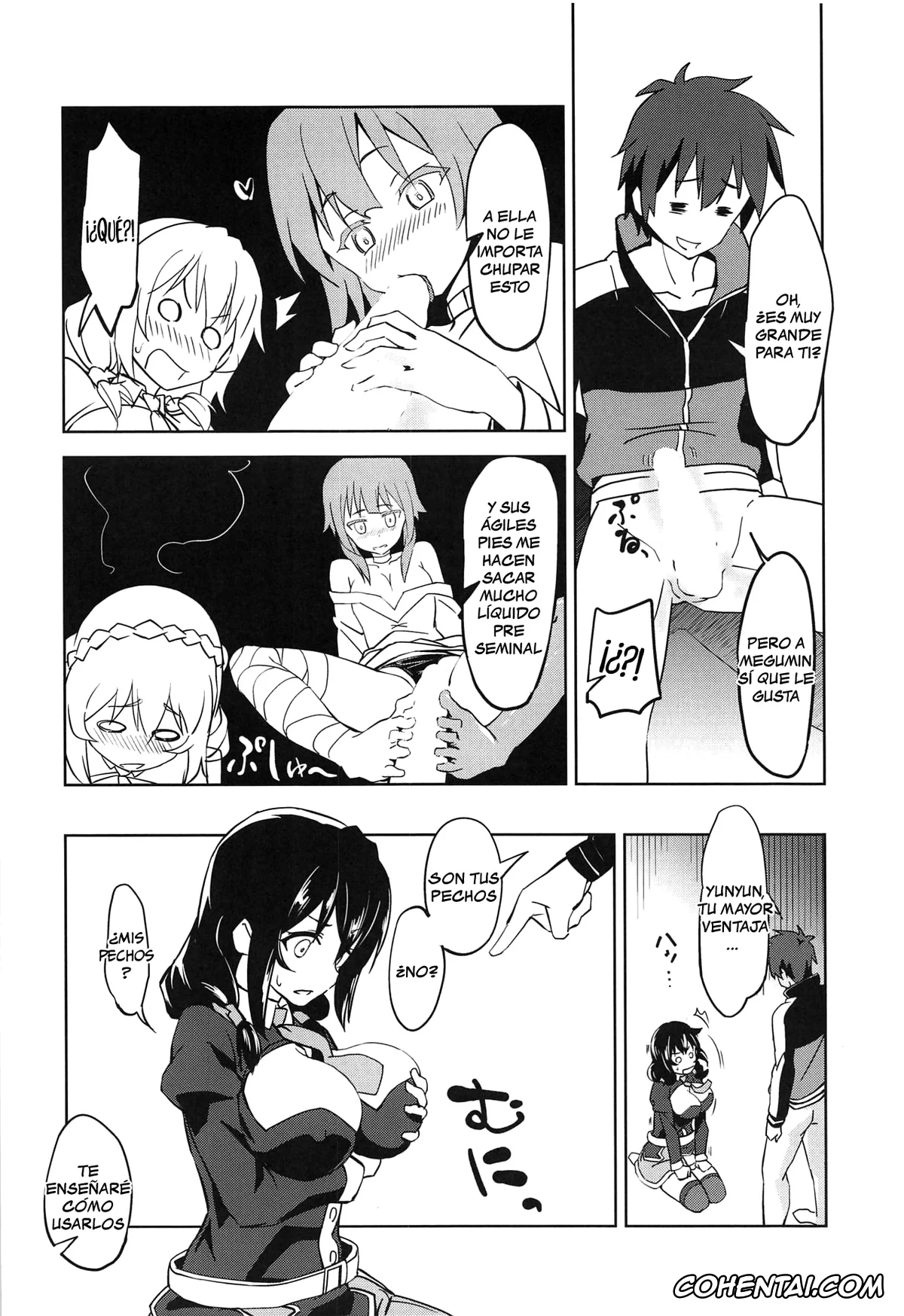 Kono Subarashii Sekai ni Syukufuku o! porno, Kazuma Satou porno, Yunyun porno, Hitori Ecchi ni Rival o! (Kono Subarashii Sekai ni Syukufuku o!), pagina 5