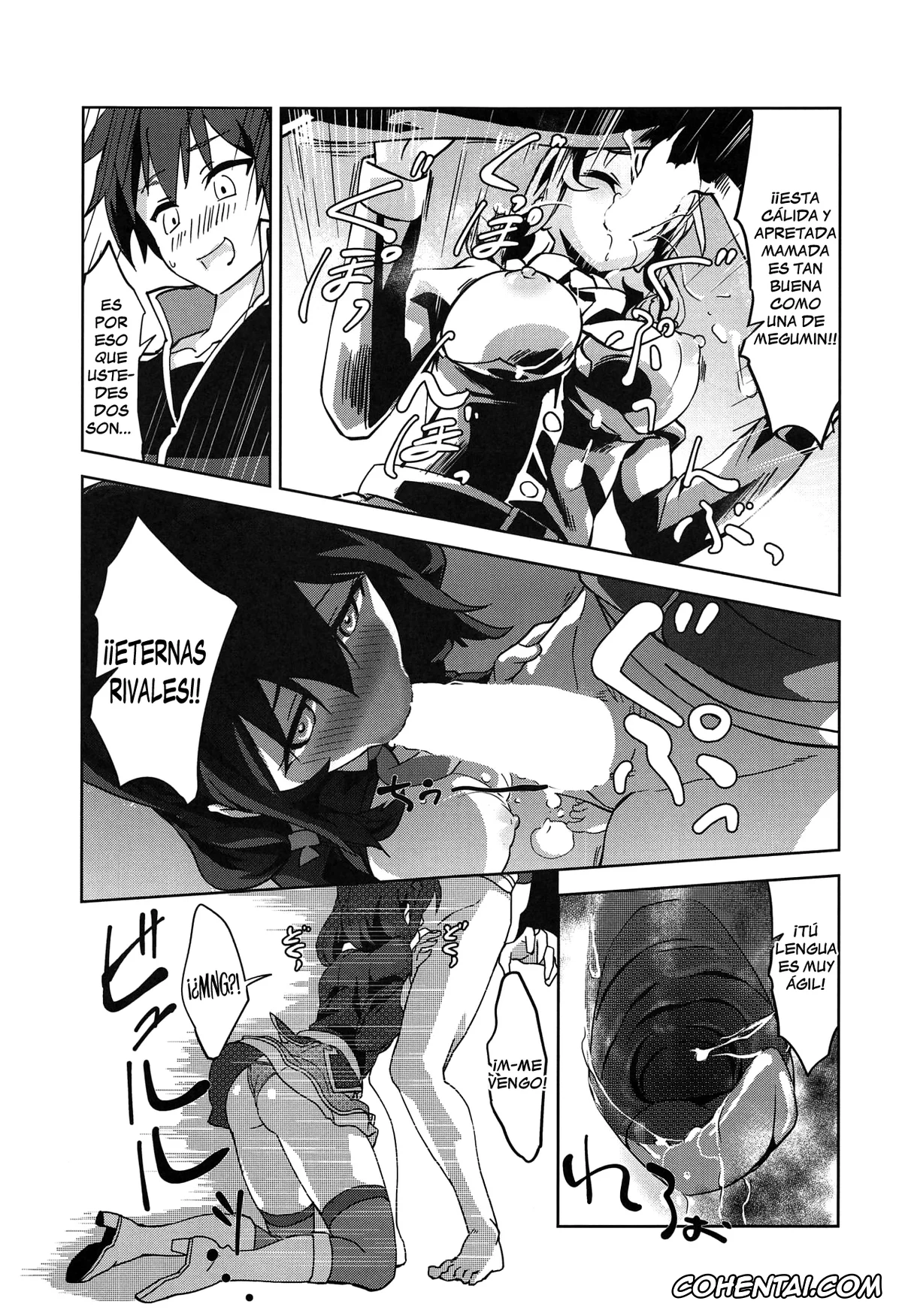 Kono Subarashii Sekai ni Syukufuku o! porno, Kazuma Satou porno, Yunyun porno, Hitori Ecchi ni Rival o! (Kono Subarashii Sekai ni Syukufuku o!), pagina 8
