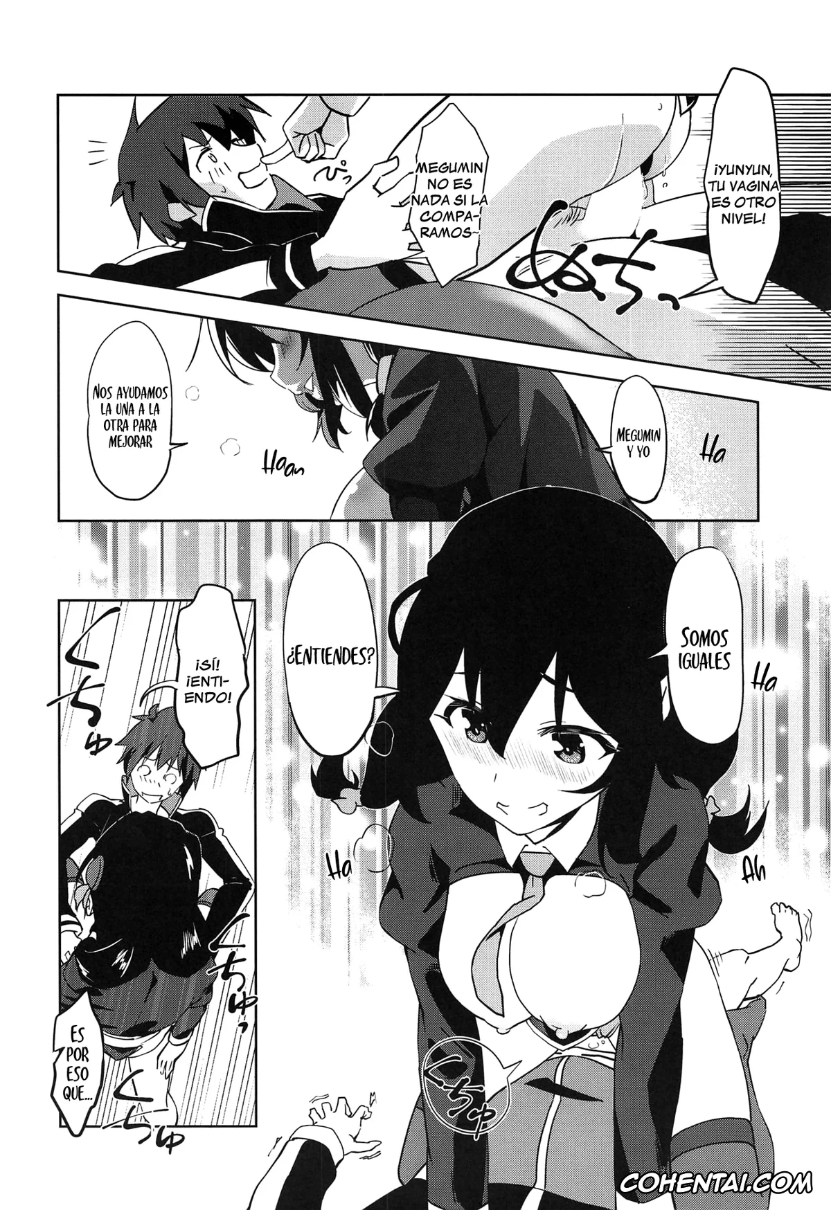 Kono Subarashii Sekai ni Syukufuku o! xxx, Kazuma Satou xxx, Yunyun xxx, Hitori Ecchi ni Rival o! (Kono Subarashii Sekai ni Syukufuku o!), pagina 13