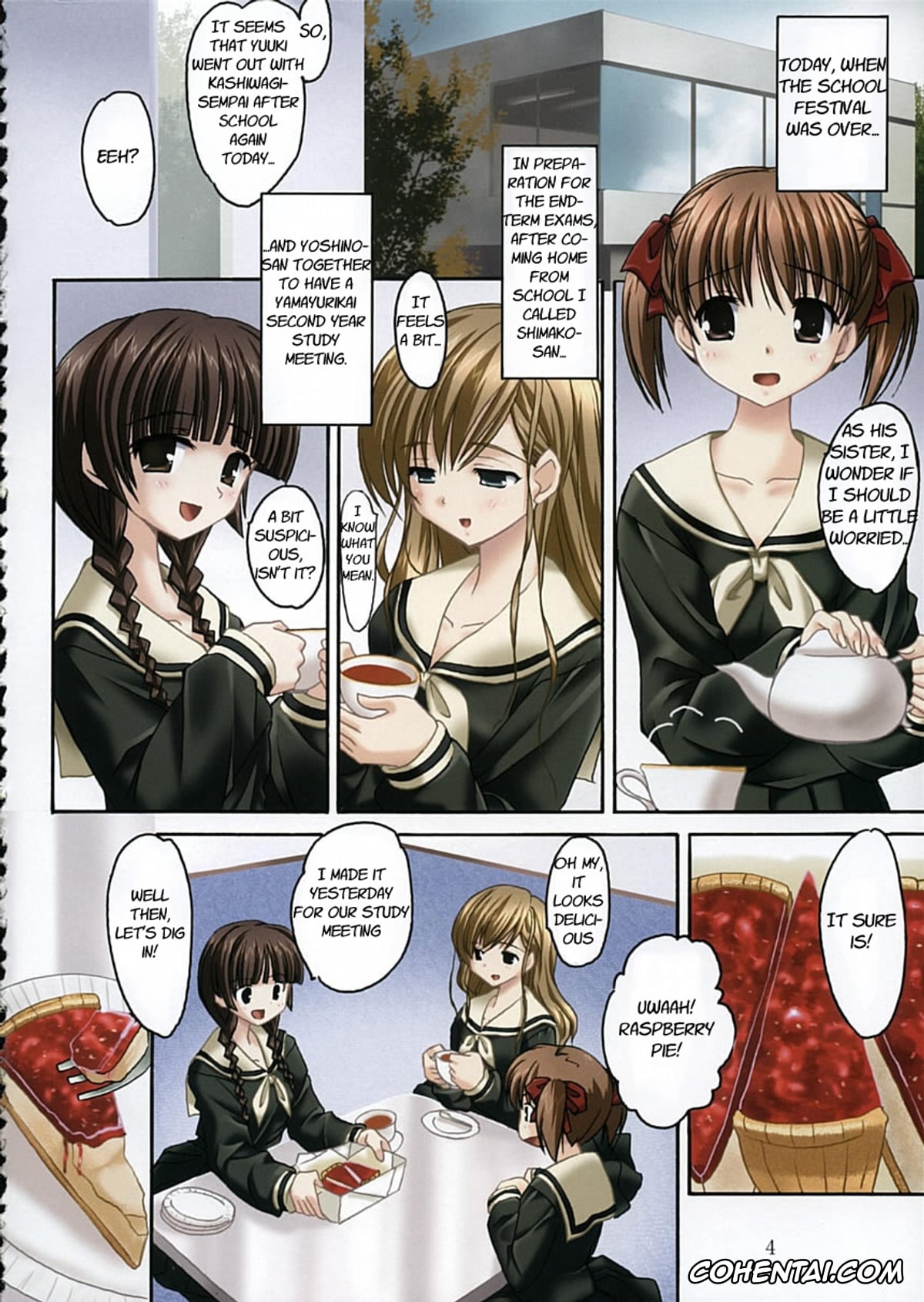 Maria-sama Ga Miteru hentai, Shimako Toudou hentai, Yoshino Shimazu hentai, Yumi Fukuzawa hentai, Toshigo no oneesama ga miteru (Maria-sama ga Miteru), pagina 3