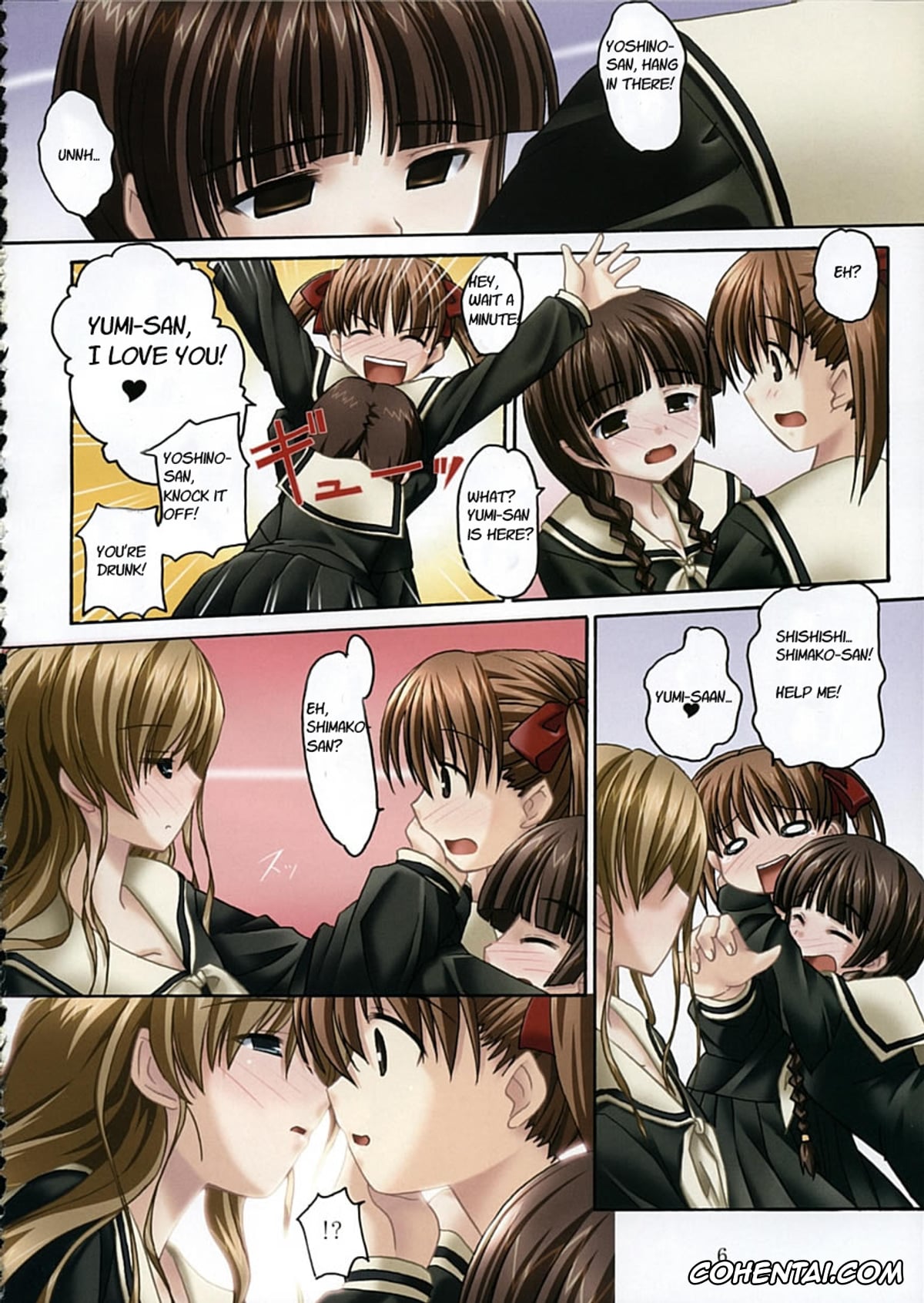 Maria-sama Ga Miteru porno, Shimako Toudou porno, Yoshino Shimazu porno, Yumi Fukuzawa porno, Toshigo no oneesama ga miteru (Maria-sama ga Miteru), pagina 5