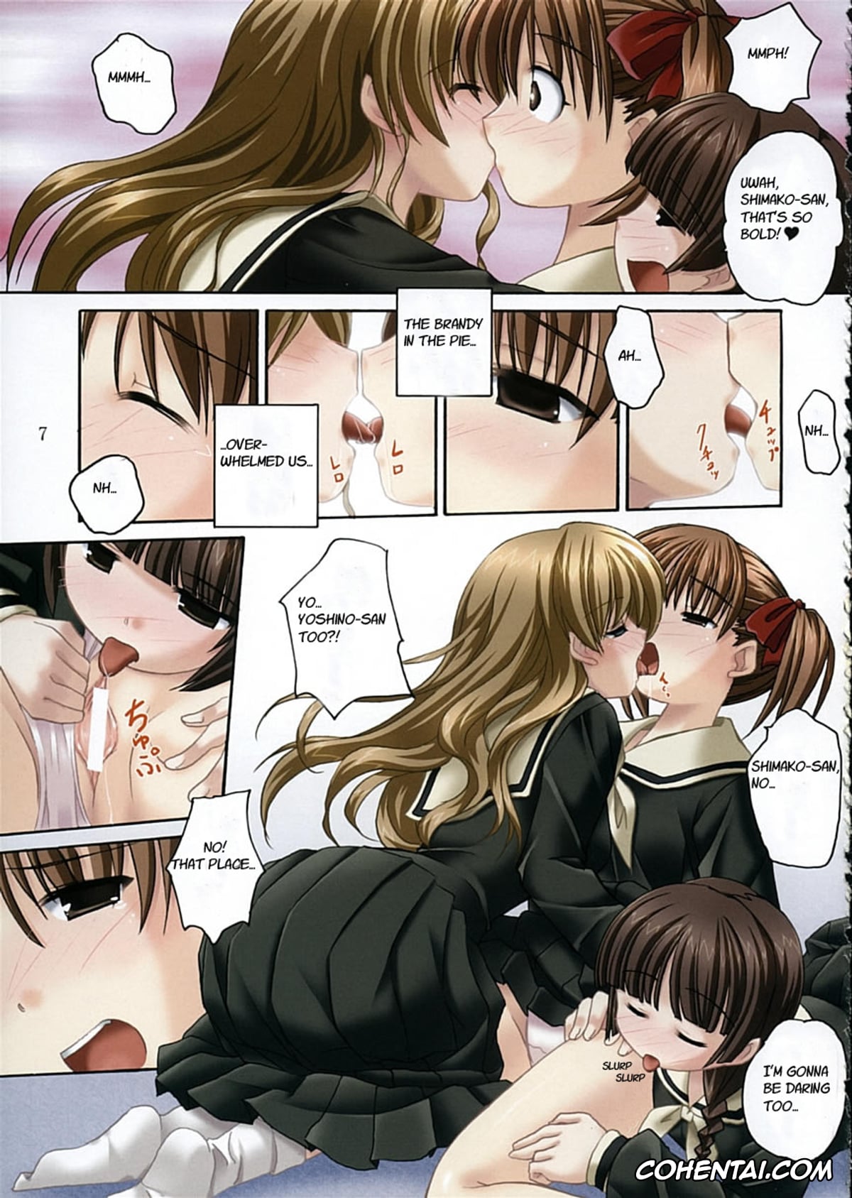 Maria-sama Ga Miteru hentai, Shimako Toudou hentai, Yoshino Shimazu hentai, Yumi Fukuzawa hentai, Toshigo no oneesama ga miteru (Maria-sama ga Miteru), pagina 6