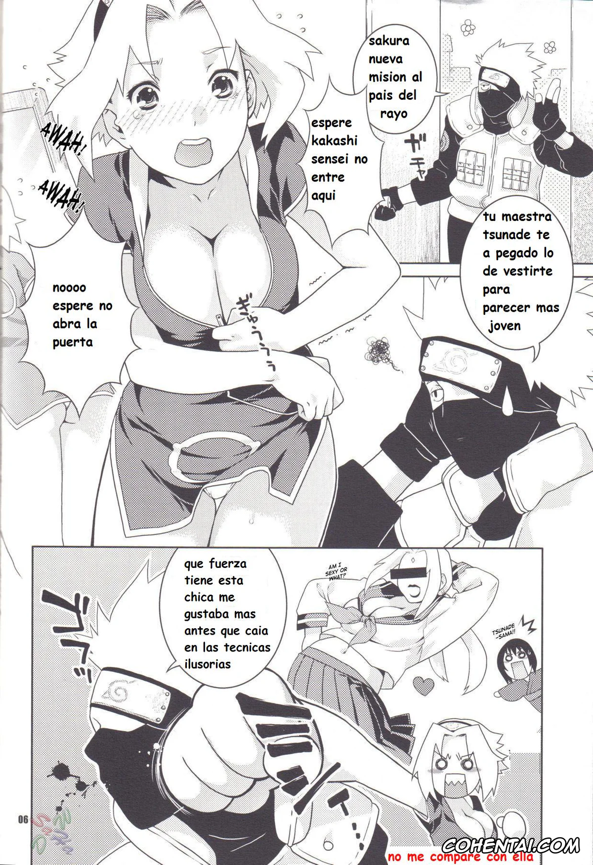 NARUTO porno, Kakashi Hatake porno, Sakura Haruno porno, Icha Icha Unbalance (Naruto), pagina 5