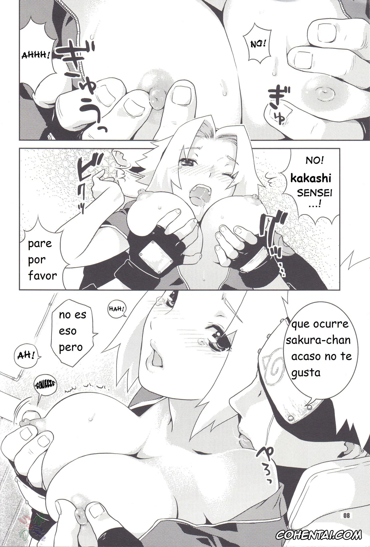 NARUTO xxx, Kakashi Hatake xxx, Sakura Haruno xxx, Icha Icha Unbalance (Naruto), pagina 7