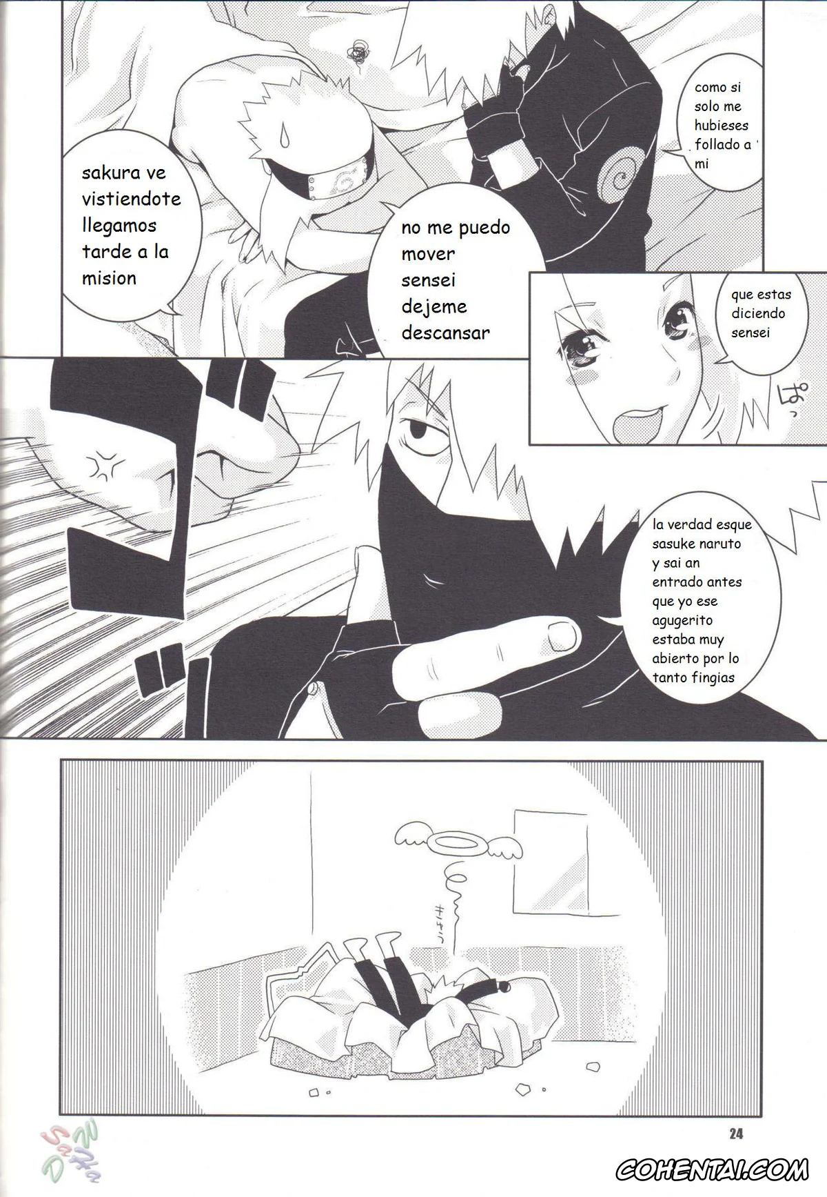 NARUTO xxx, Kakashi Hatake xxx, Sakura Haruno xxx, Icha Icha Unbalance (Naruto), pagina 22