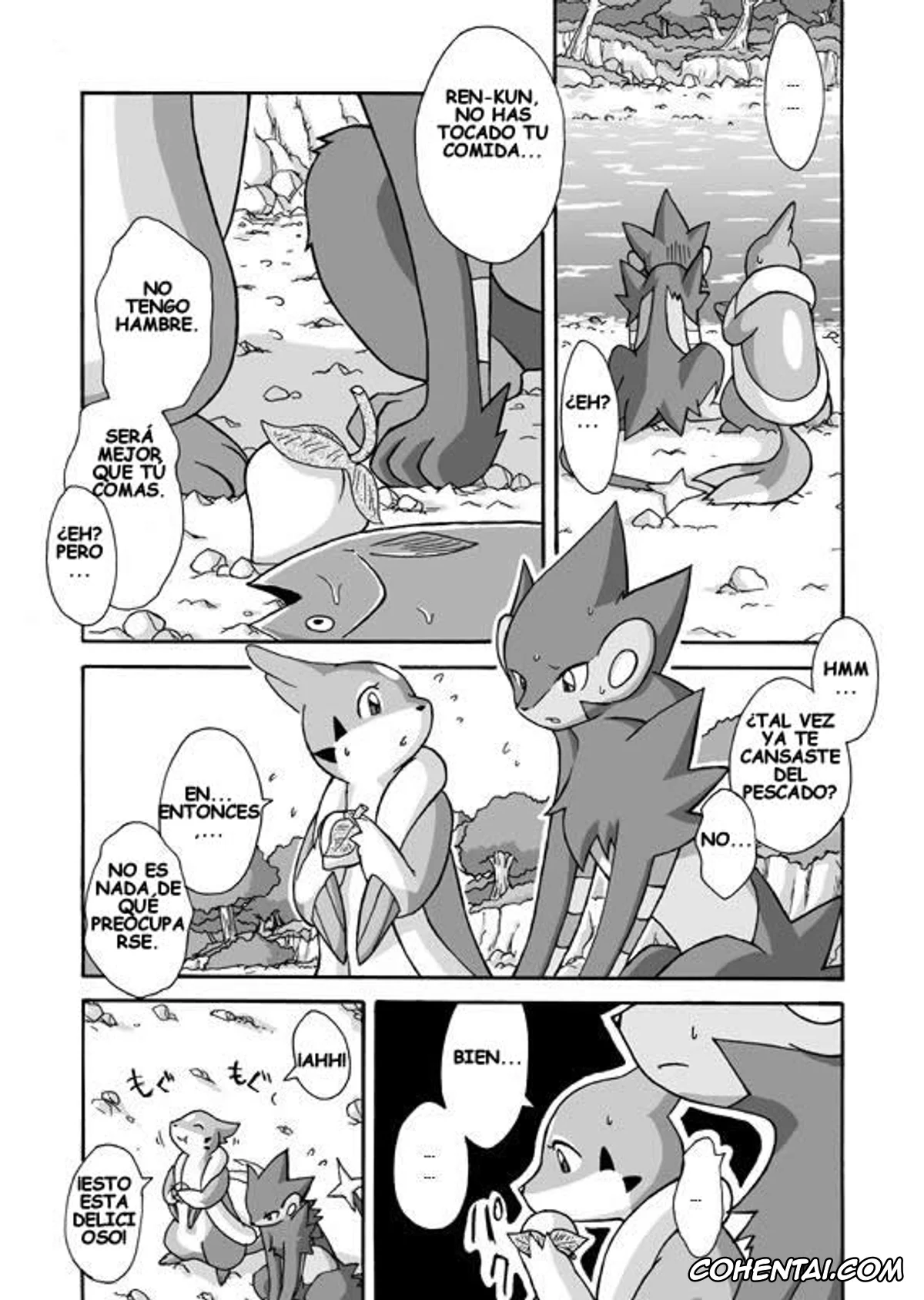 Pokemon | Pocket Monsters xxx, Floatzel xxx, Luxray xxx, Kekka Yokereba Subete Yoshi (Pokémon), pagina 4