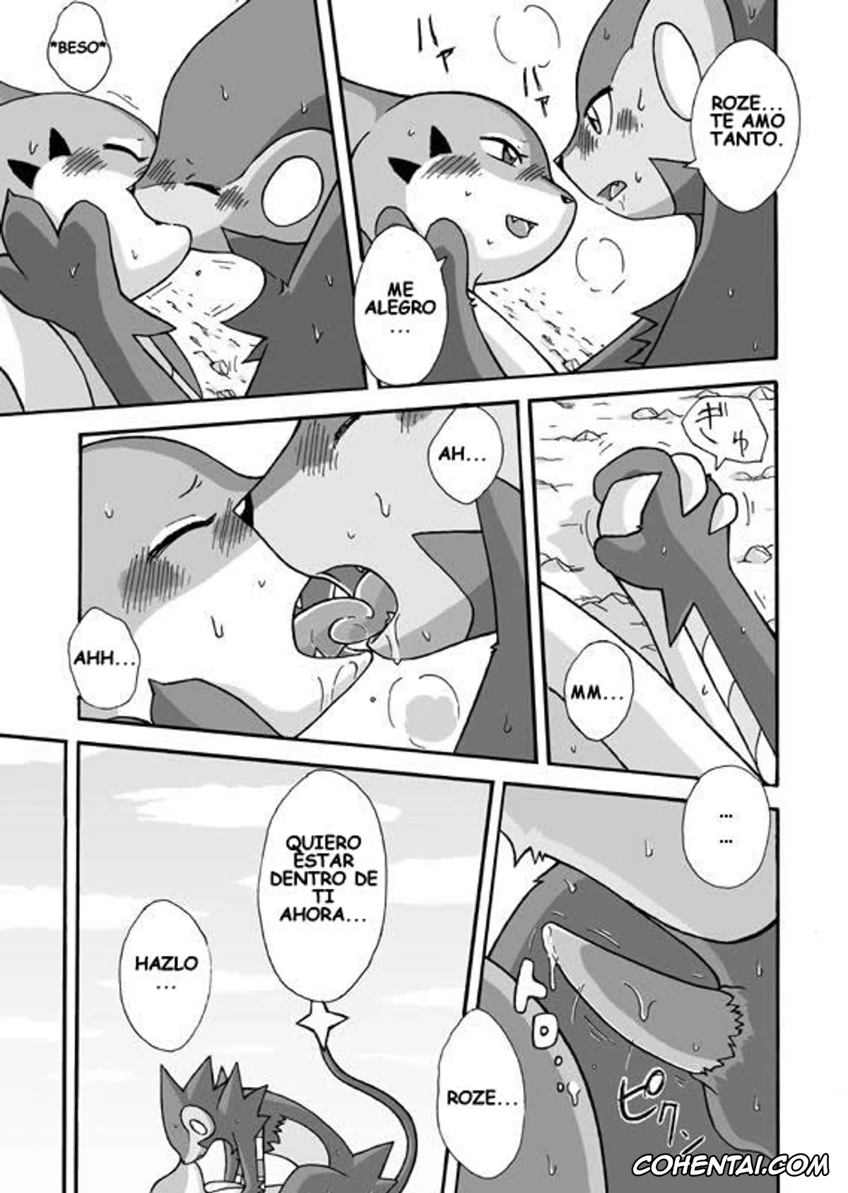 Pokemon | Pocket Monsters xxx, Floatzel xxx, Luxray xxx, Kekka Yokereba Subete Yoshi (Pokémon), pagina 13