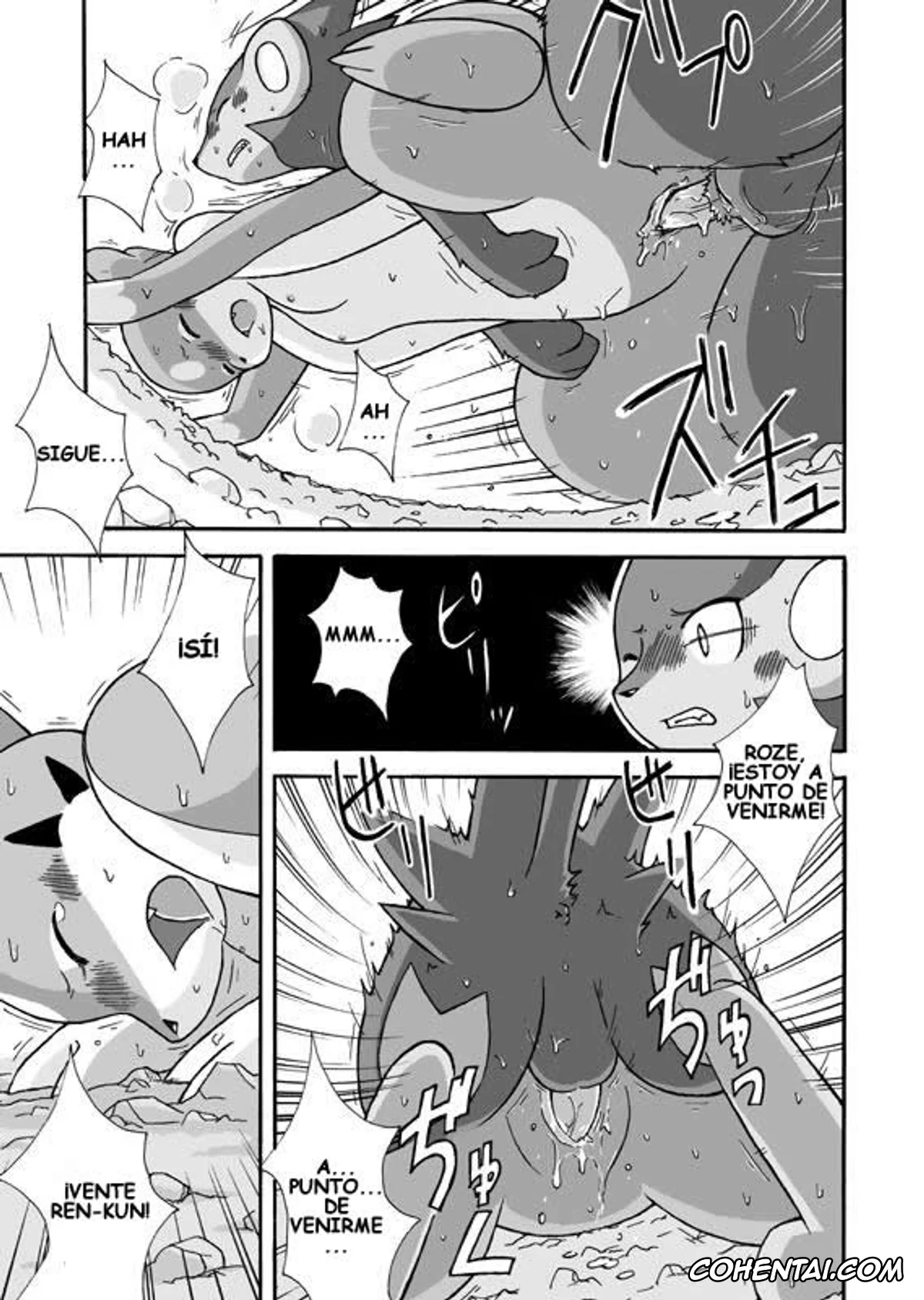 Pokemon | Pocket Monsters xxx, Floatzel xxx, Luxray xxx, Kekka Yokereba Subete Yoshi (Pokémon), pagina 19