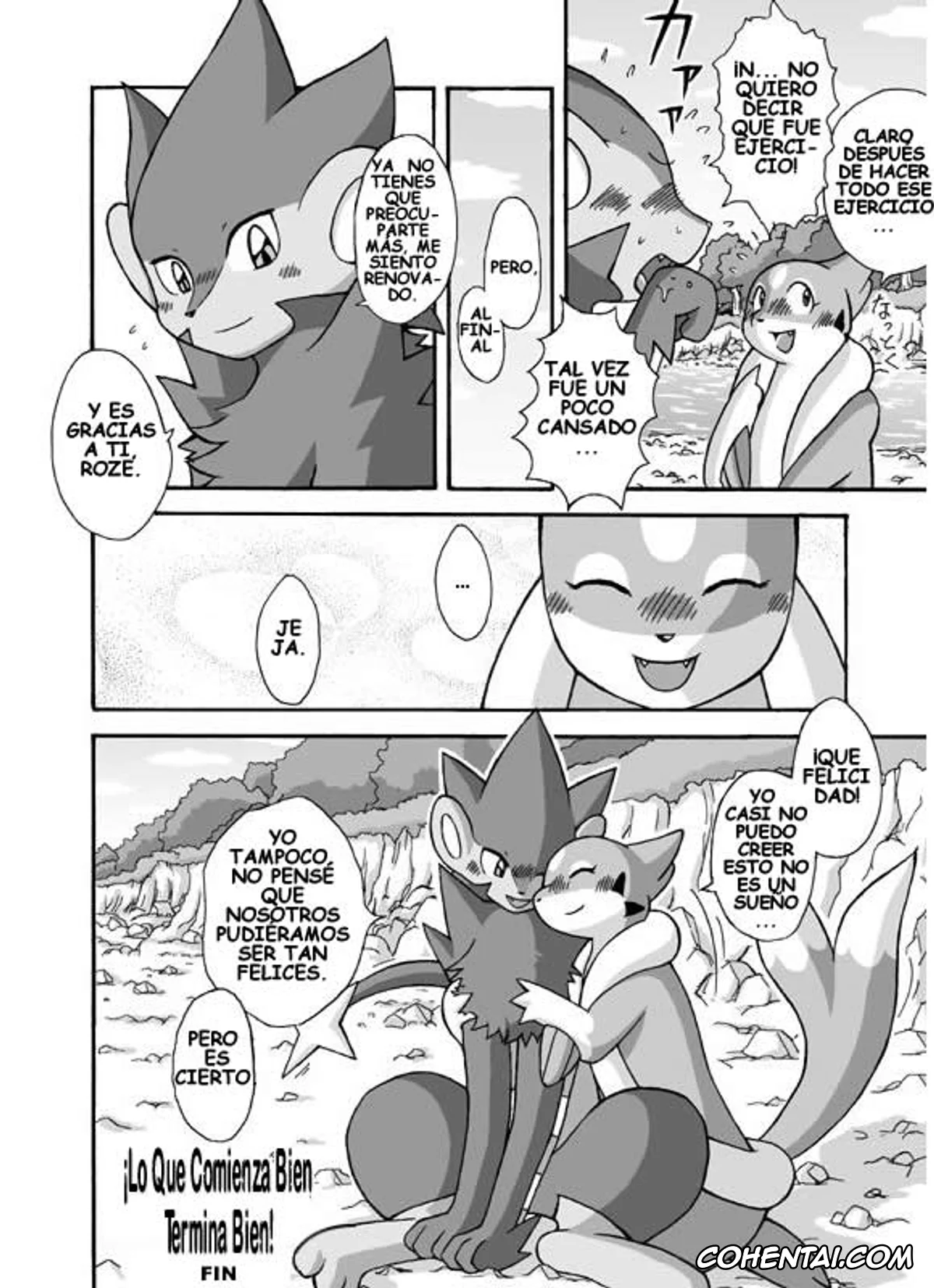 Pokemon | Pocket Monsters xxx, Floatzel xxx, Luxray xxx, Kekka Yokereba Subete Yoshi (Pokémon), pagina 22