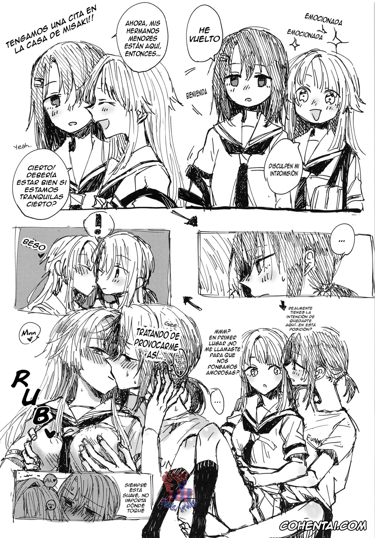 BanG Dream! hentai, Kokoro Tsurumaki hentai, Misaki Okusawa hentai, 36.8°C no Maboroshi (BanG Dream!), pagina 6