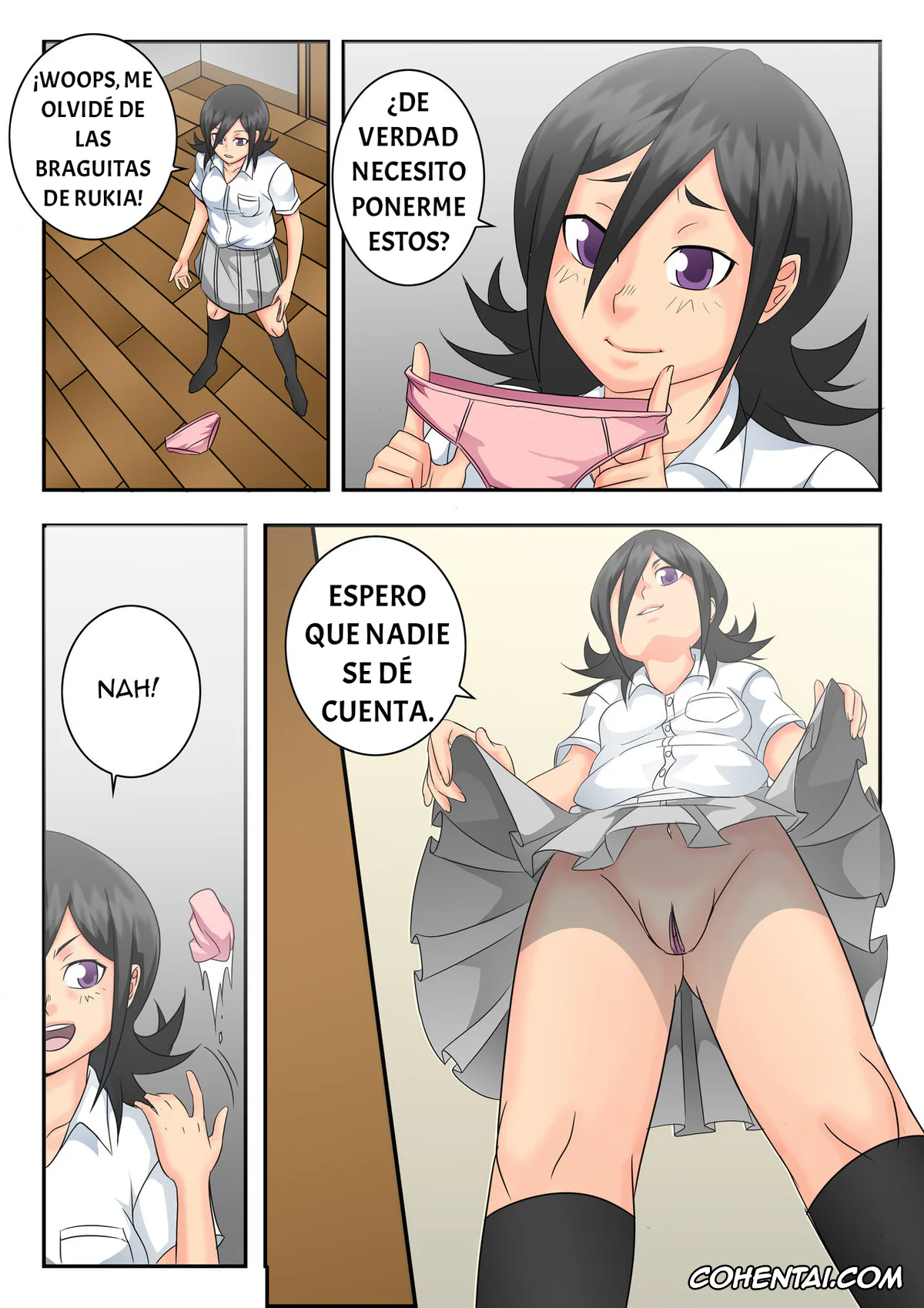 Bleach xxx, Kon xxx, Rangiku Matsumoto xxx, Rukia Kuchiki xxx, BLEACH: A WHAT IF STORY (CAP 2) (Bleach), pagina 4