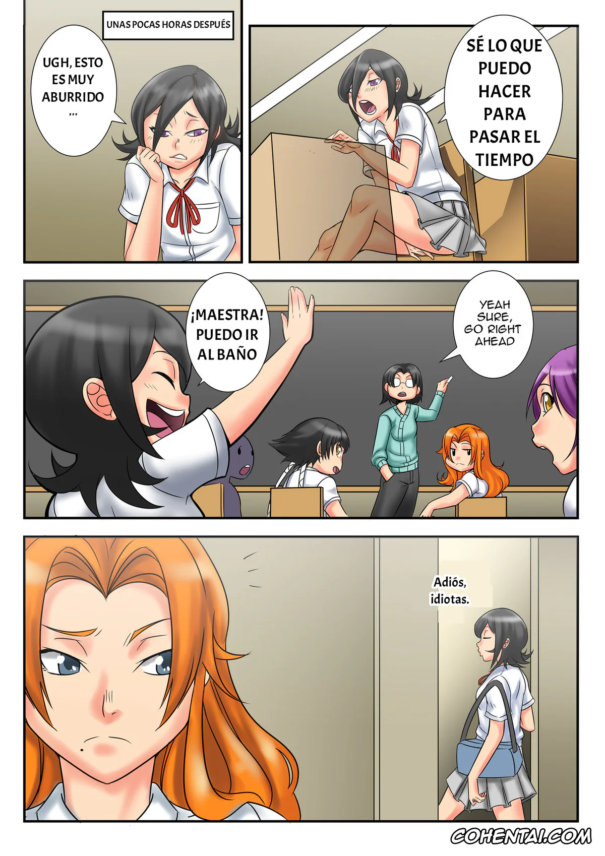 Bleach porno, Kon porno, Rangiku Matsumoto porno, Rukia Kuchiki porno, BLEACH: A WHAT IF STORY (CAP 2) (Bleach), pagina 8