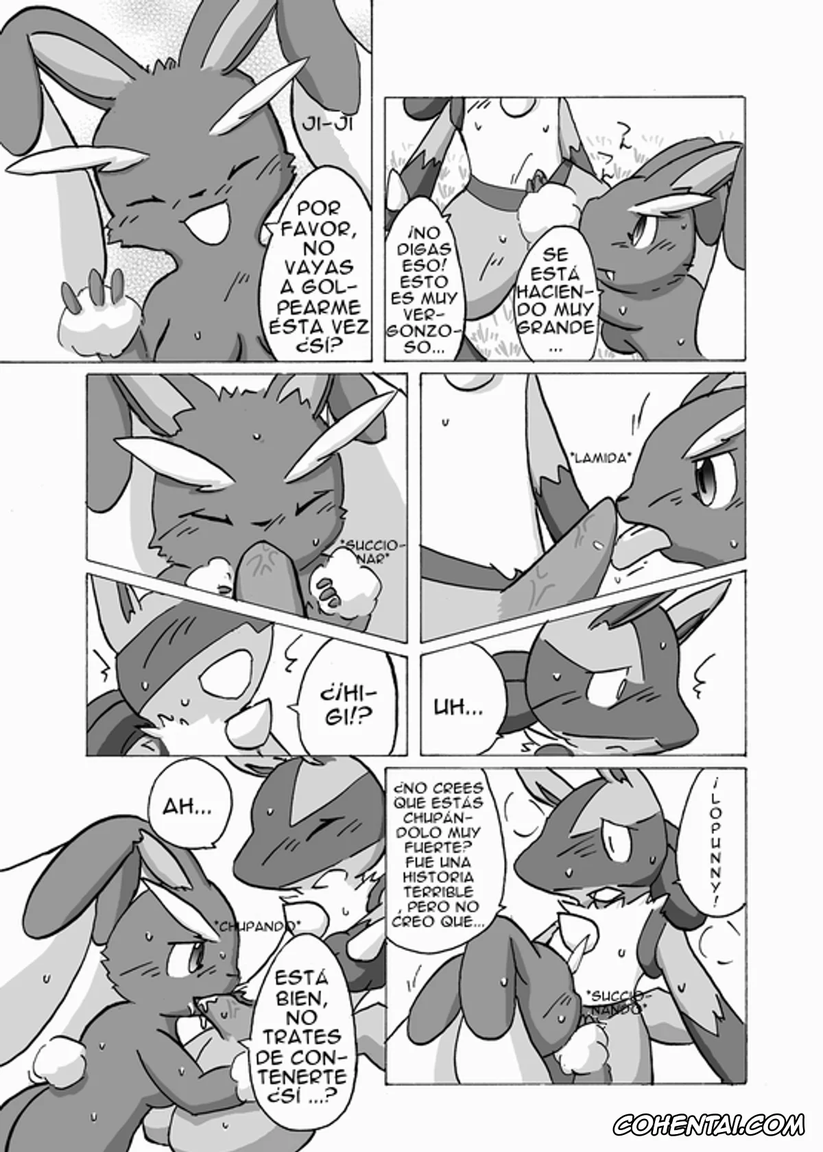 Pokemon | Pocket Monsters hentai, Lopunny hentai, Lucario hentai, Lucario X Lopunny (Pokémon), pagina 9