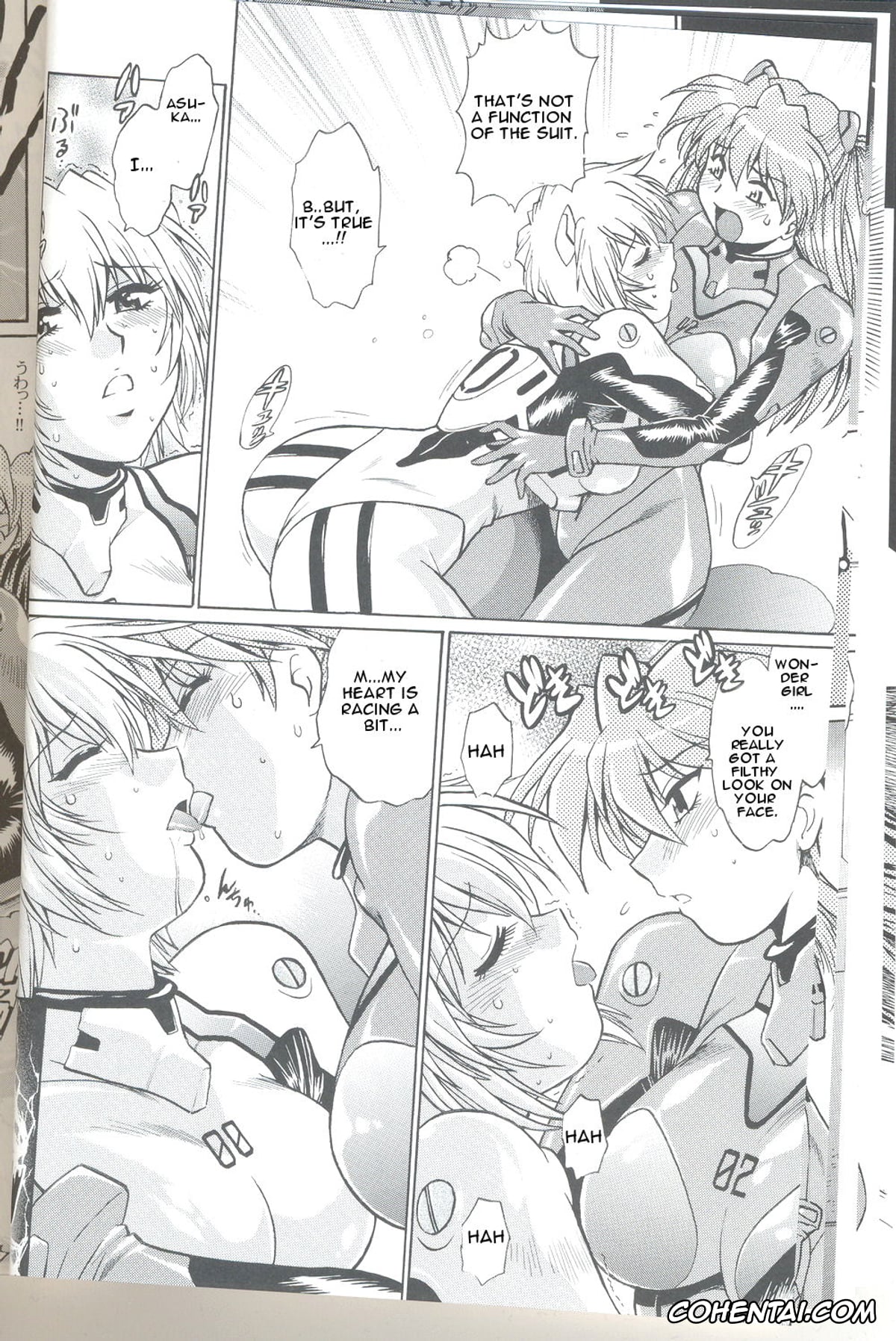 Neon Genesis Evangelion porno, Asuka Langley Soryu porno, Rei Ayanami porno, Shinji Ikari porno, Plug Suit Fetish Vol.6 (Neon Genesis Evangelion), pagina 14