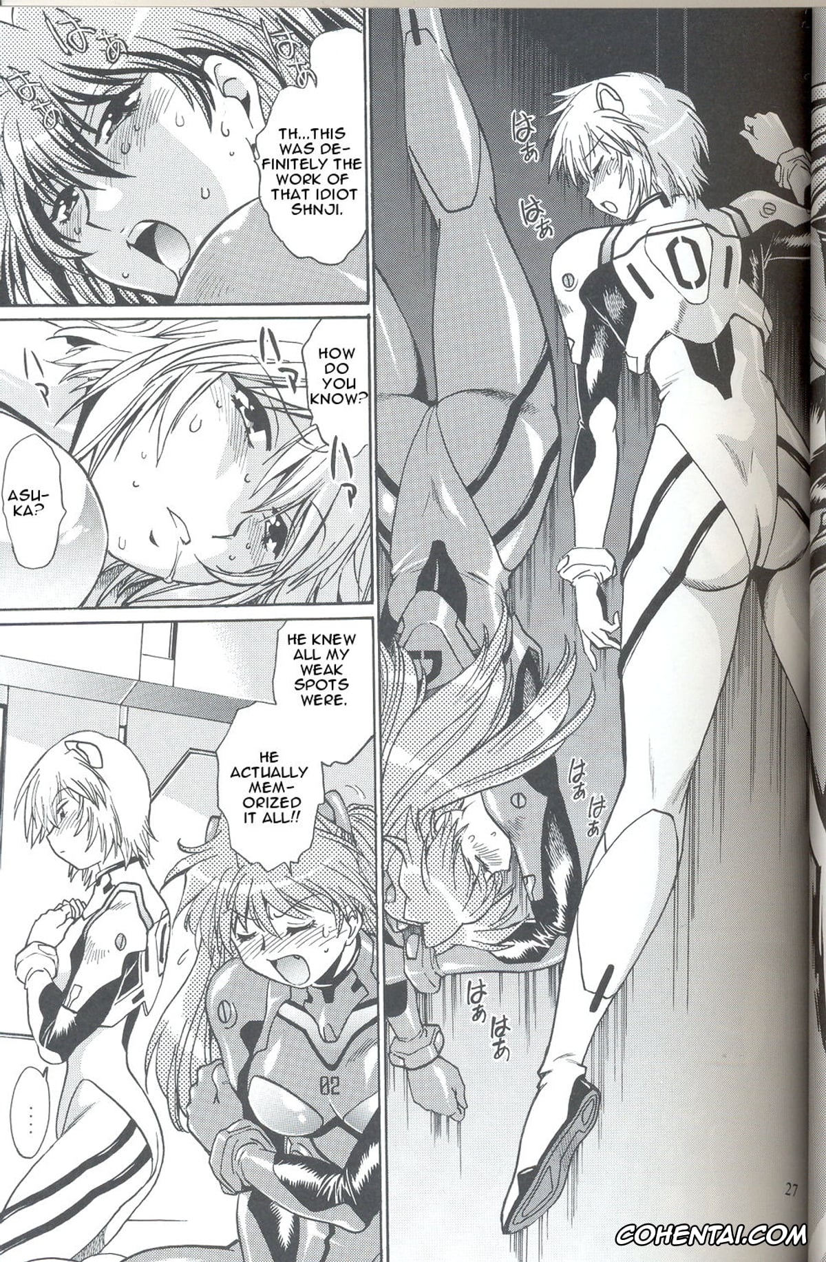 Neon Genesis Evangelion hentai, Asuka Langley Soryu hentai, Rei Ayanami hentai, Shinji Ikari hentai, Plug Suit Fetish Vol.6 (Neon Genesis Evangelion), pagina 27