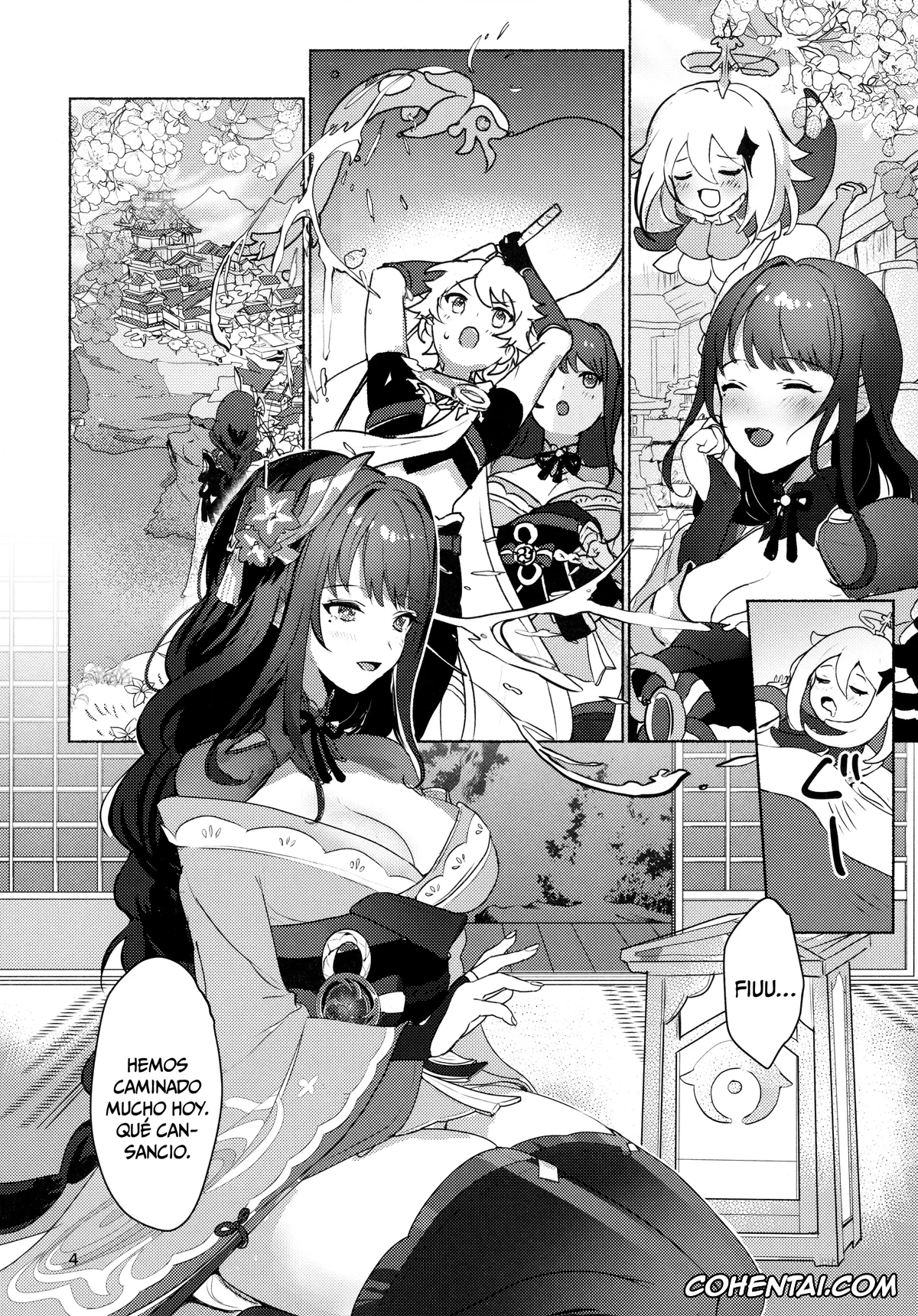 Genshin Impact hentai, Aether hentai, Raiden Shogun hentai, Raiden Shogun to xxx no Tokkun o Suru Hon (Genshin Impact), pagina 6