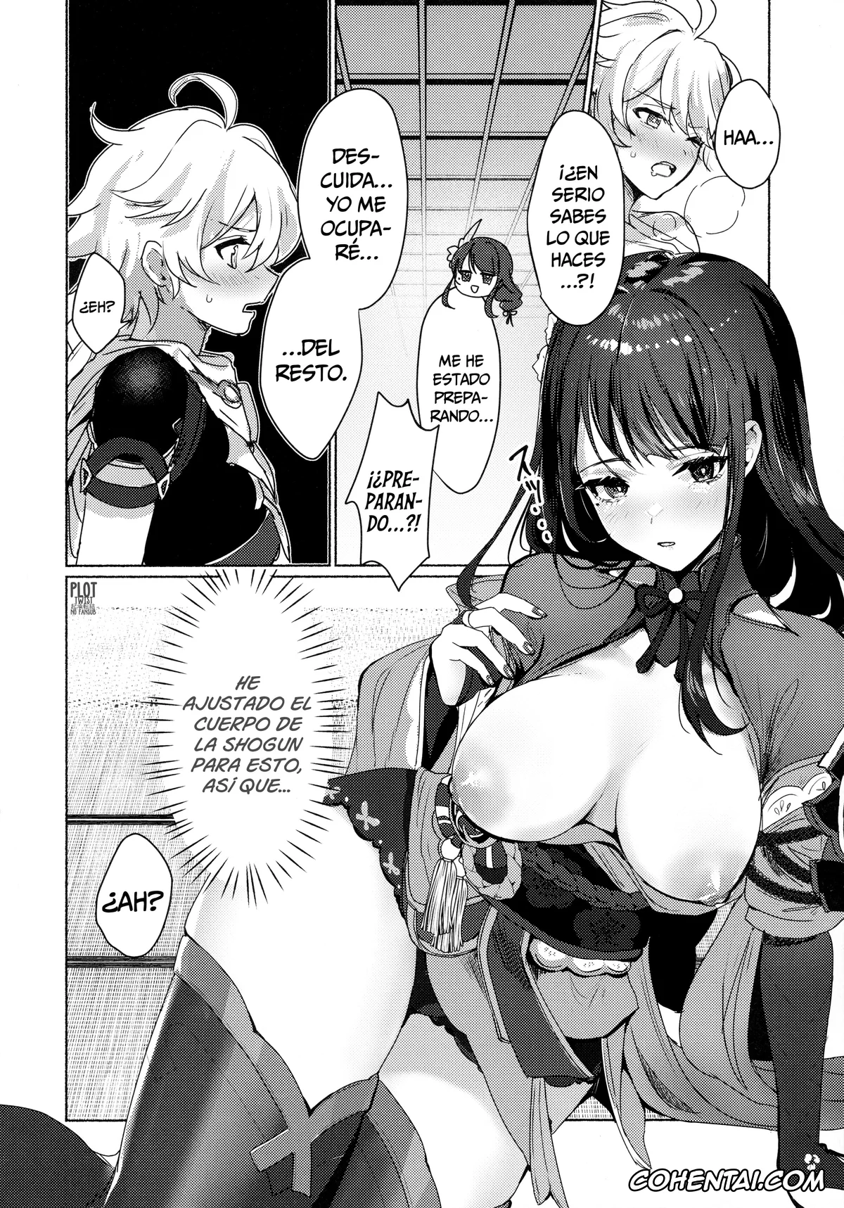 Genshin Impact xxx, Aether xxx, Raiden Shogun xxx, Raiden Shogun to xxx no Tokkun o Suru Hon (Genshin Impact), pagina 10