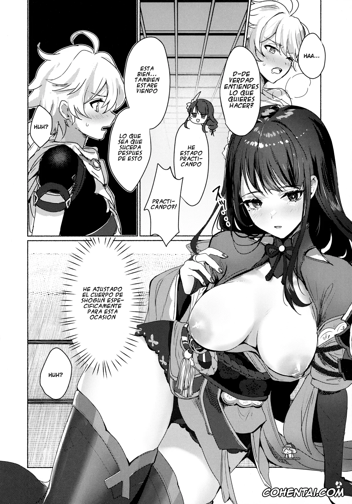 Genshin Impact xxx, Aether xxx, Raiden Shogun xxx, Raiden Shogun to xxx no Tokkun o Suru Hon (Genshin Impact), pagina 10